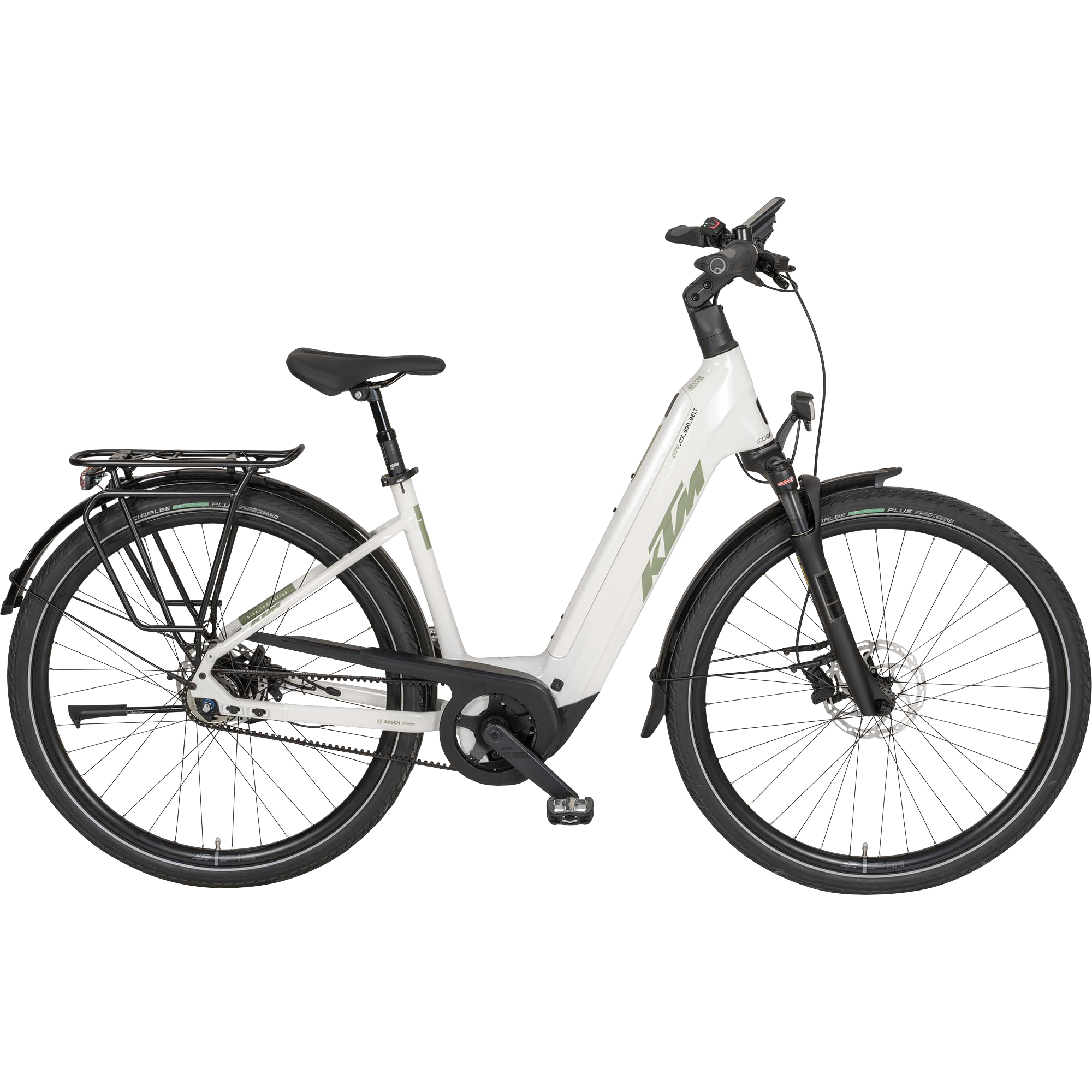 KTM Macina City 800 Belt E-Bike City Bike 28" weiß