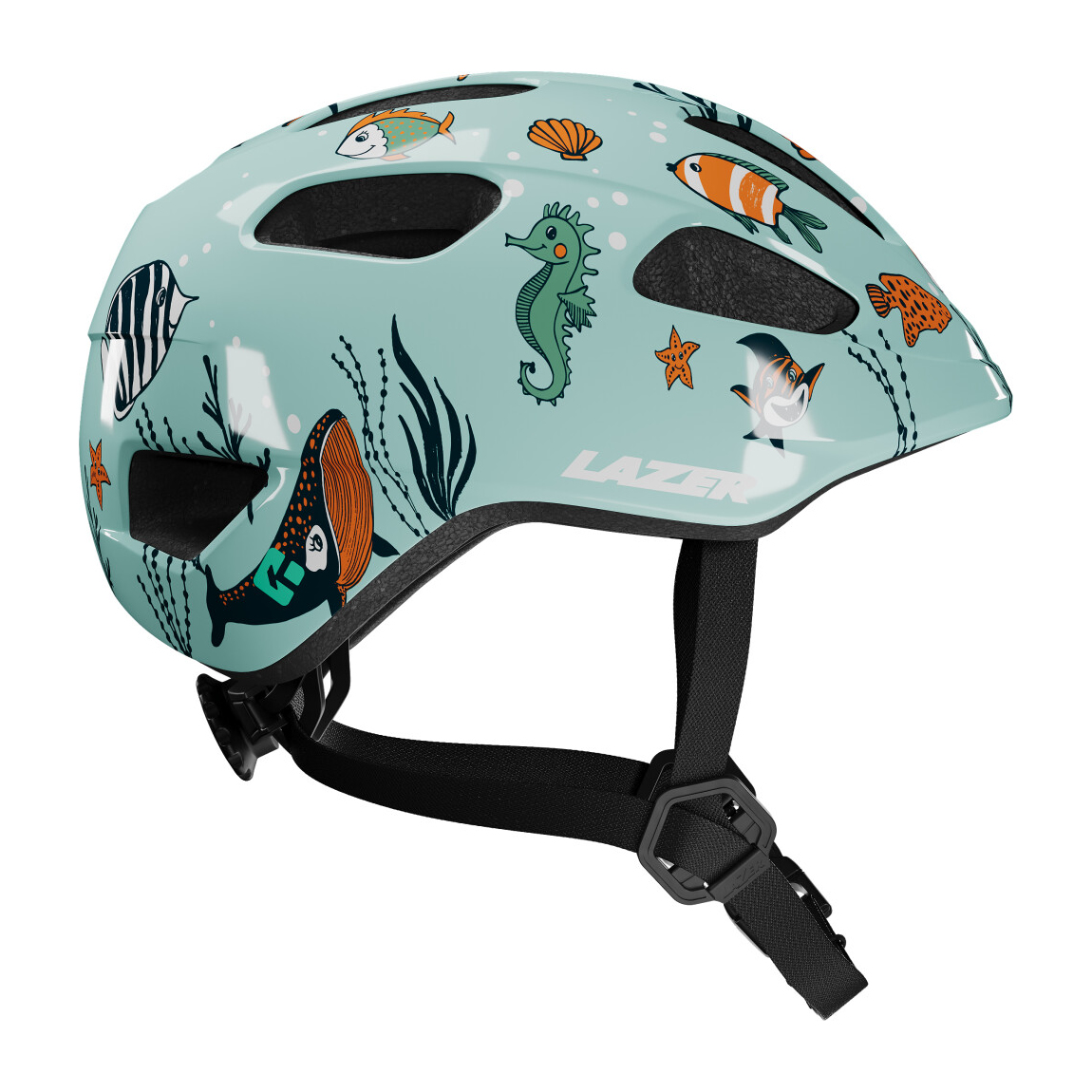 Lazer Pnut 2.0 KinetiCore Fahrradhelm Kinder Sealife