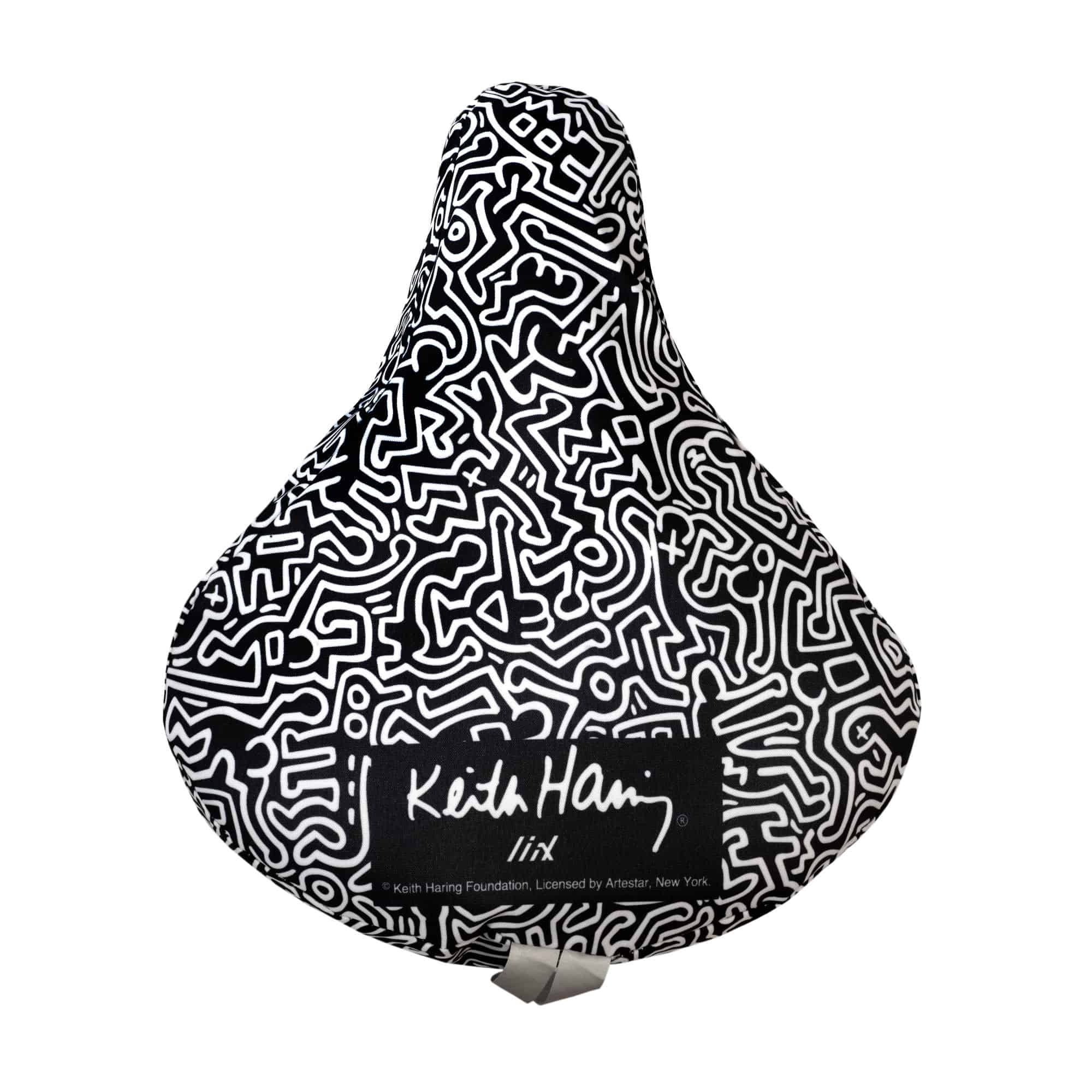 Liix Saddle Cover Sattelbezug Fahrrad Keith Haring People