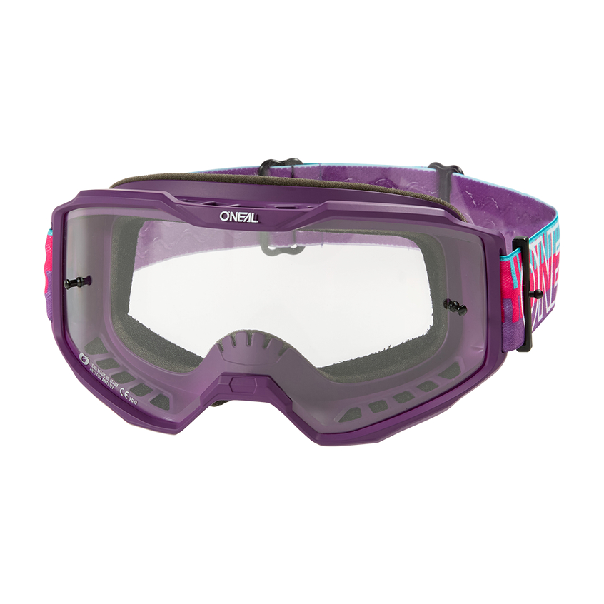 ONeal B-10 Striped Goggle lila