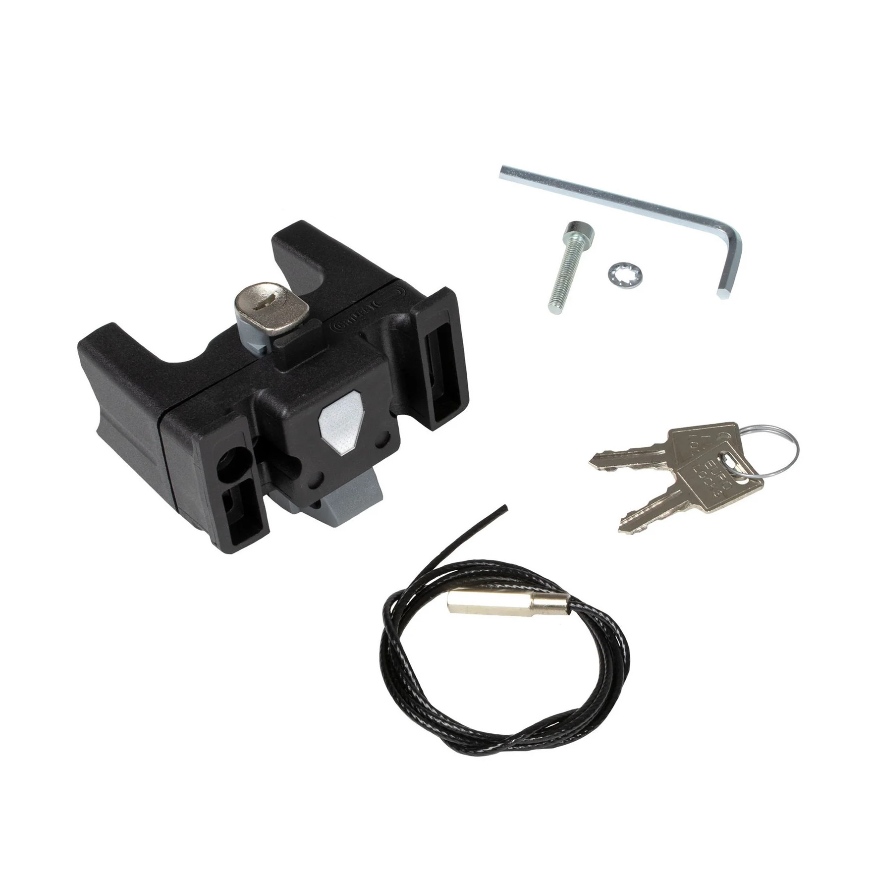 Ortlieb Handlebar Mounting Set Lenkeradapter mit Schloss