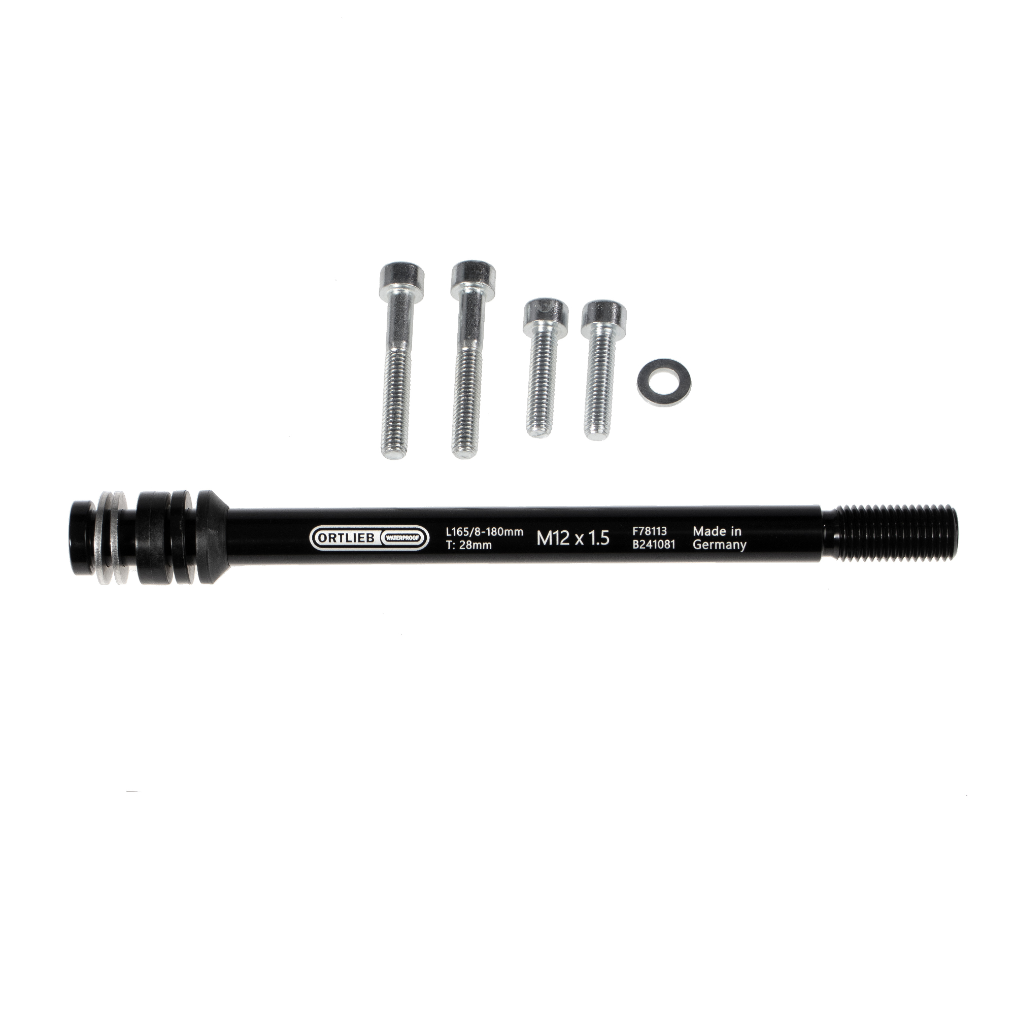 Ortlieb Thru Axle M6 Connector Steckachse für Gepäckträger