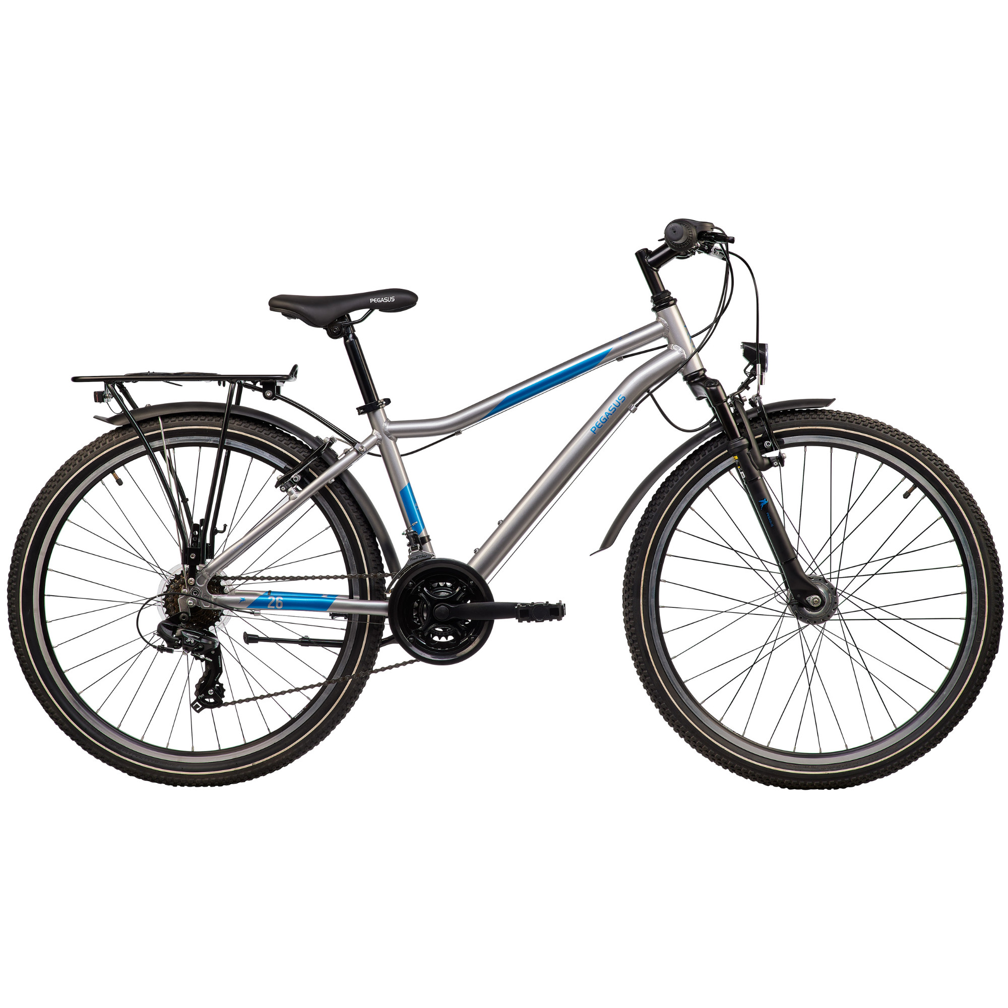 Pegasus Arcona 21 Alu Jugendfahrrad 26" silber