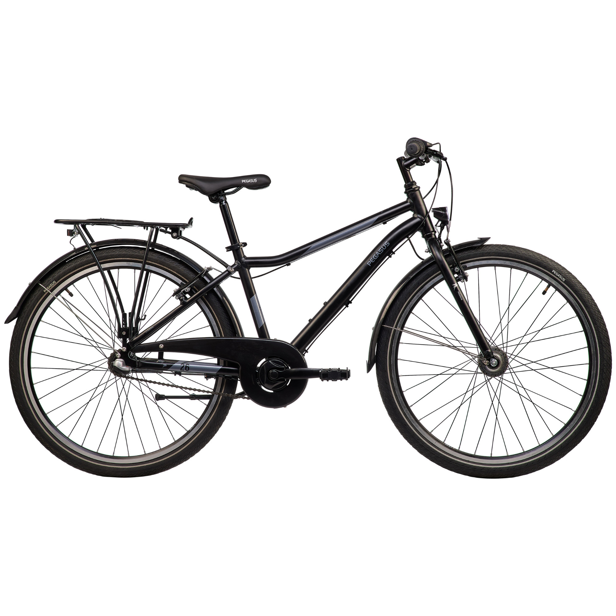 Pegasus Arcona 3 Alu Jugendfahrrad 26" schwarz