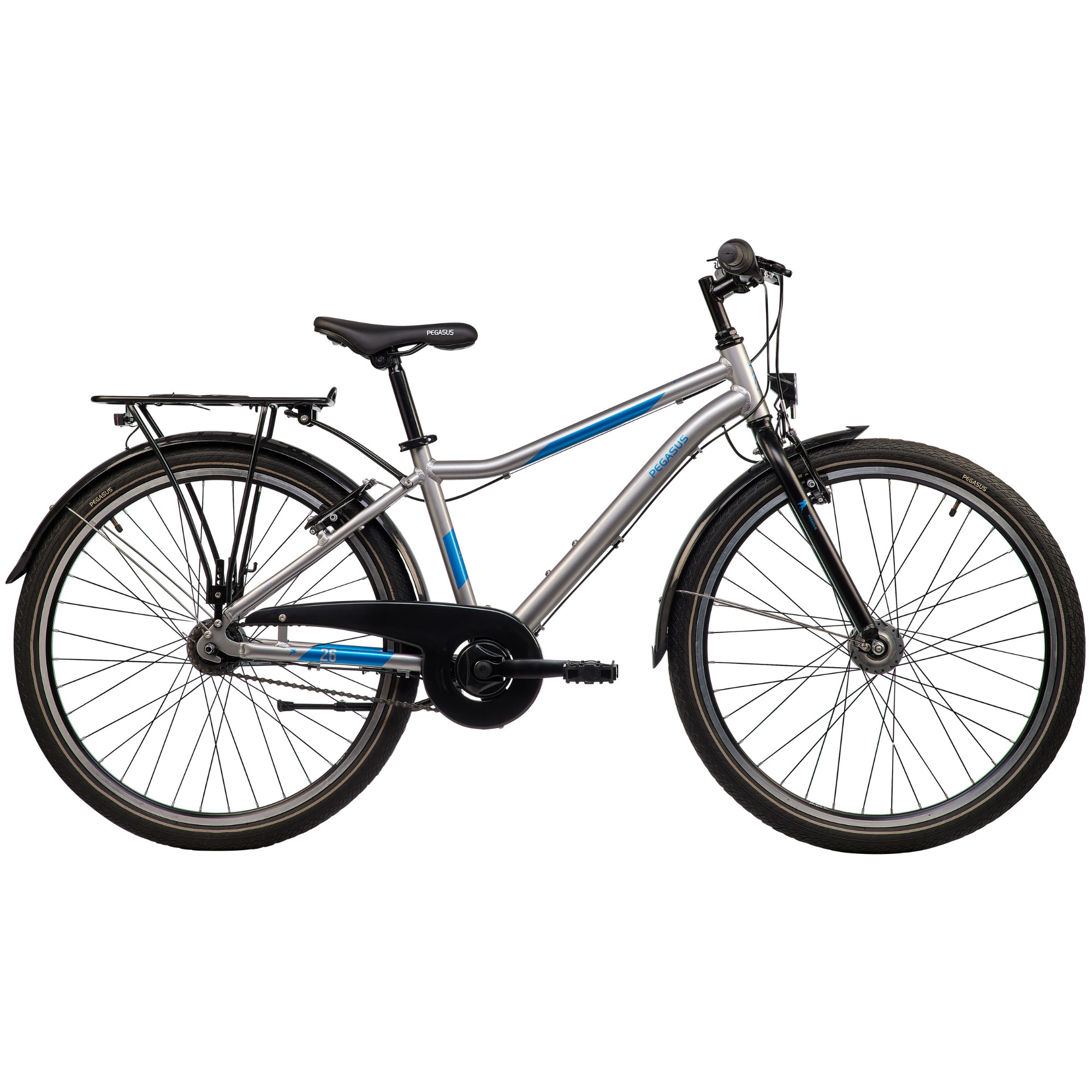 Pegasus Arcona 3 Alu Jugendfahrrad 26" silber
