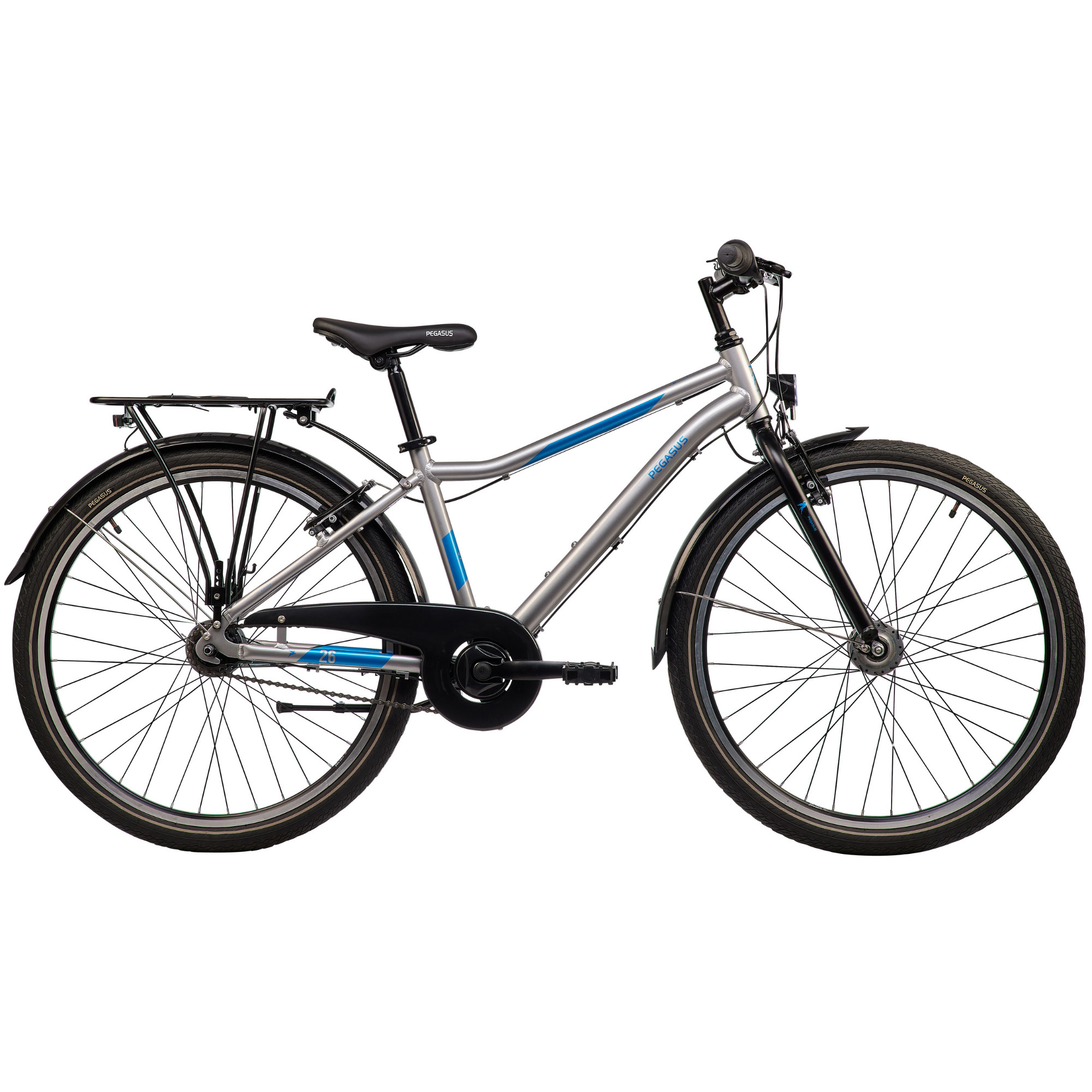 Pegasus Arcona 7 Alu Jugendfahrrad 26" silber