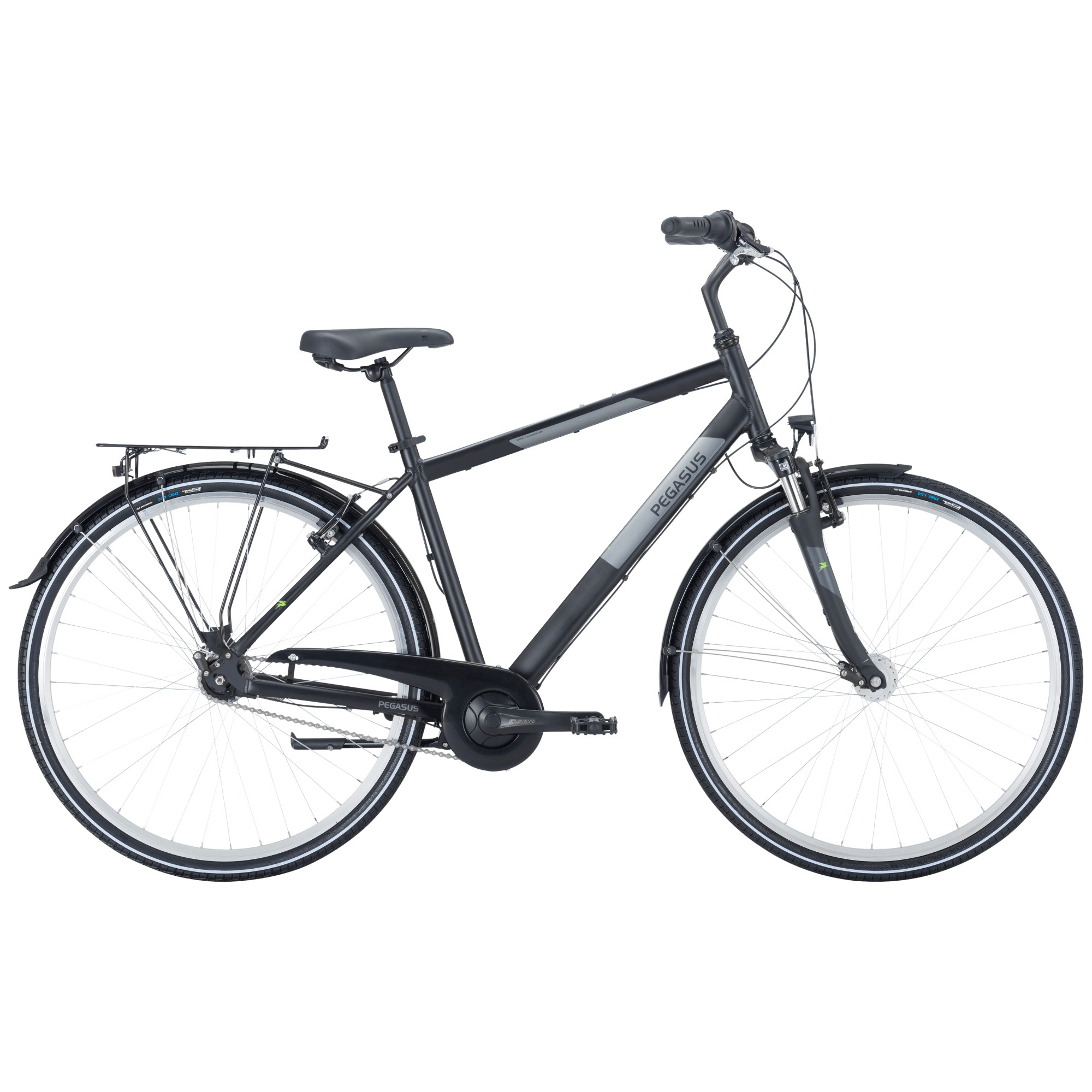Pegasus Avanti 7 City Bike Herren schwarz 28"