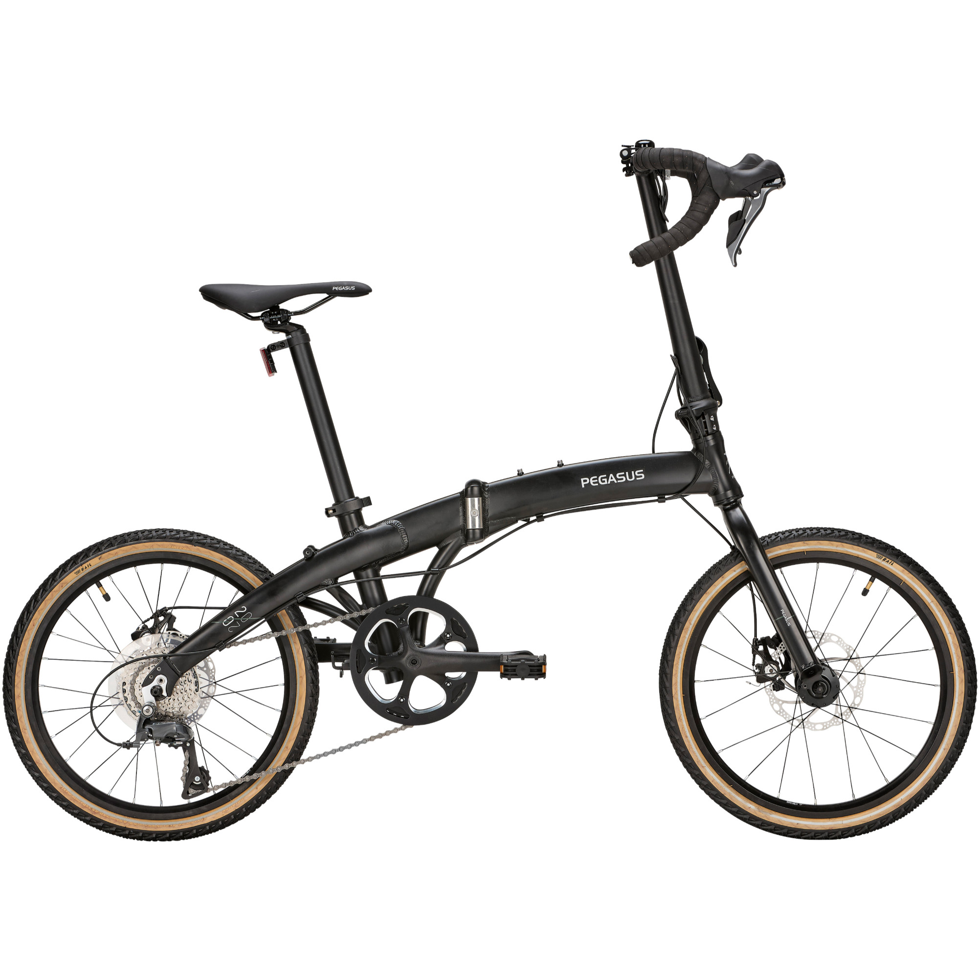 Pegasus G8 Disc Faltrad 20" schwarz