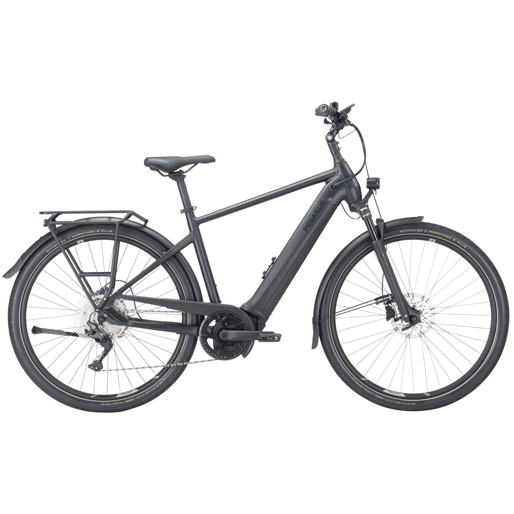 Pegasus Premio EVO 10 750 Lite E-Bike Trekkingrad Herren 28" schwarz