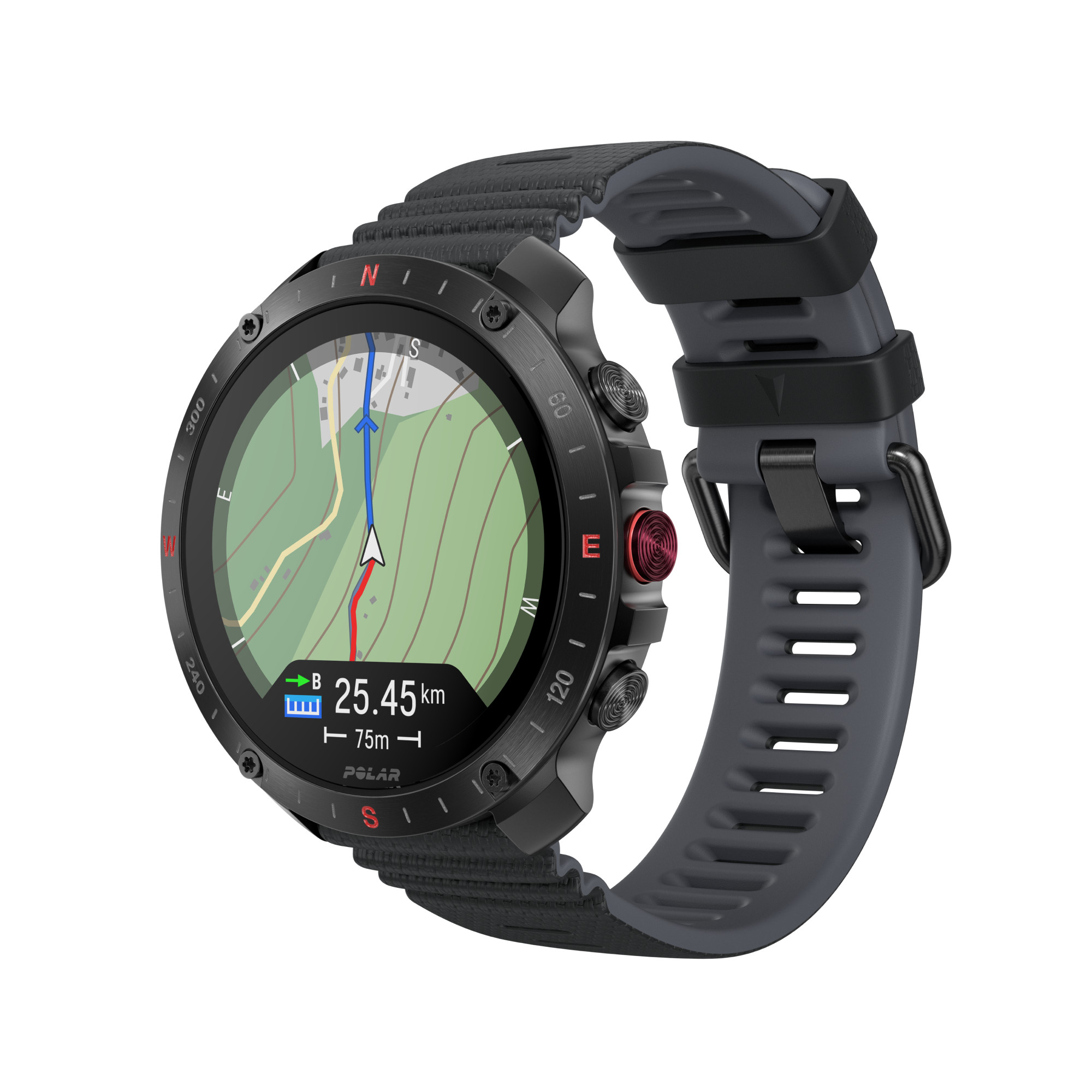 Polar Grit X2 Pro Outdoor Multisport Smartwatch schwarz (B-Ware)