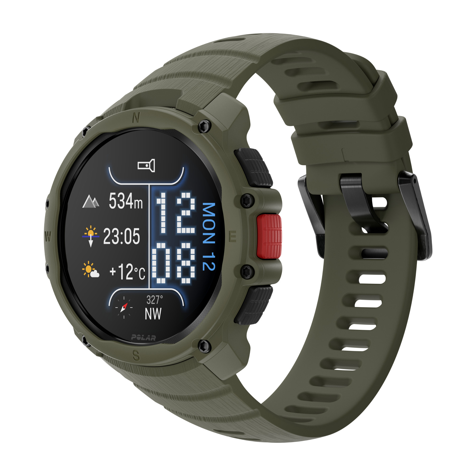 Polar Street X Sport Smartwatch grün