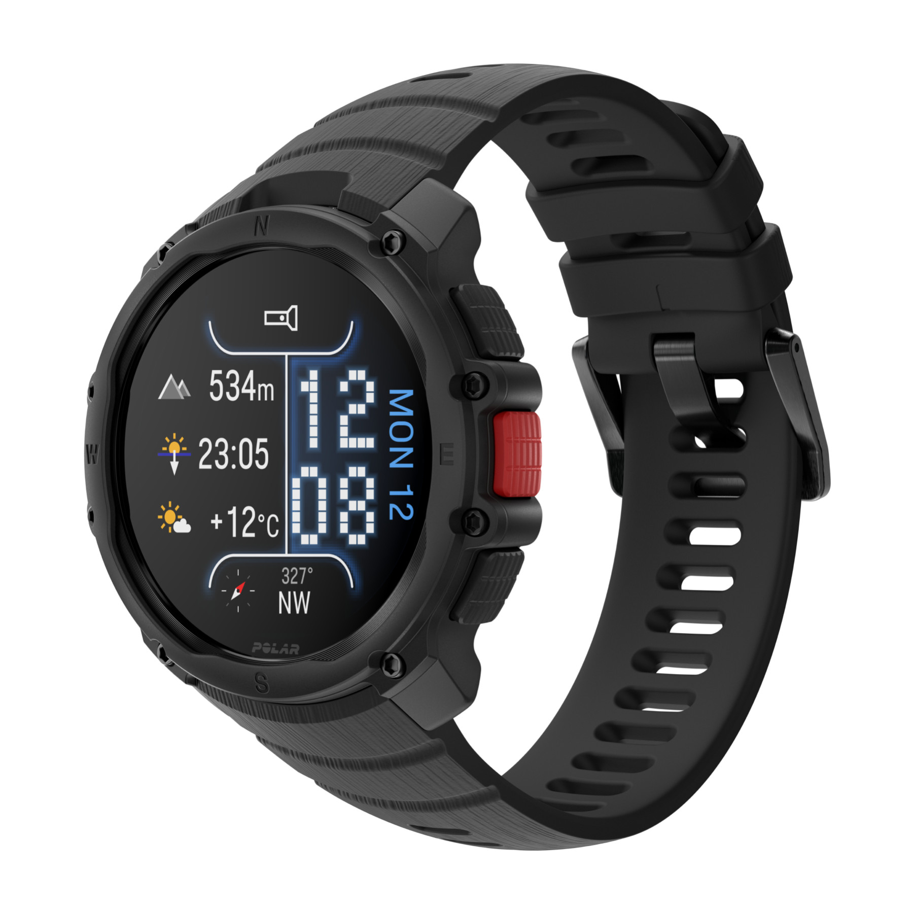 Polar Street X Sport Smartwatch schwarz