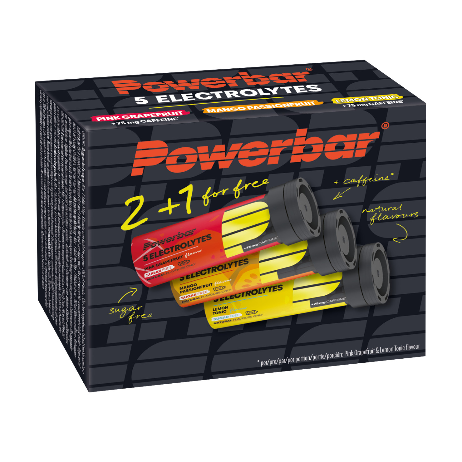 Powerbar 5Electrolytes Brausetabletten Multipack (3 x 42 g)