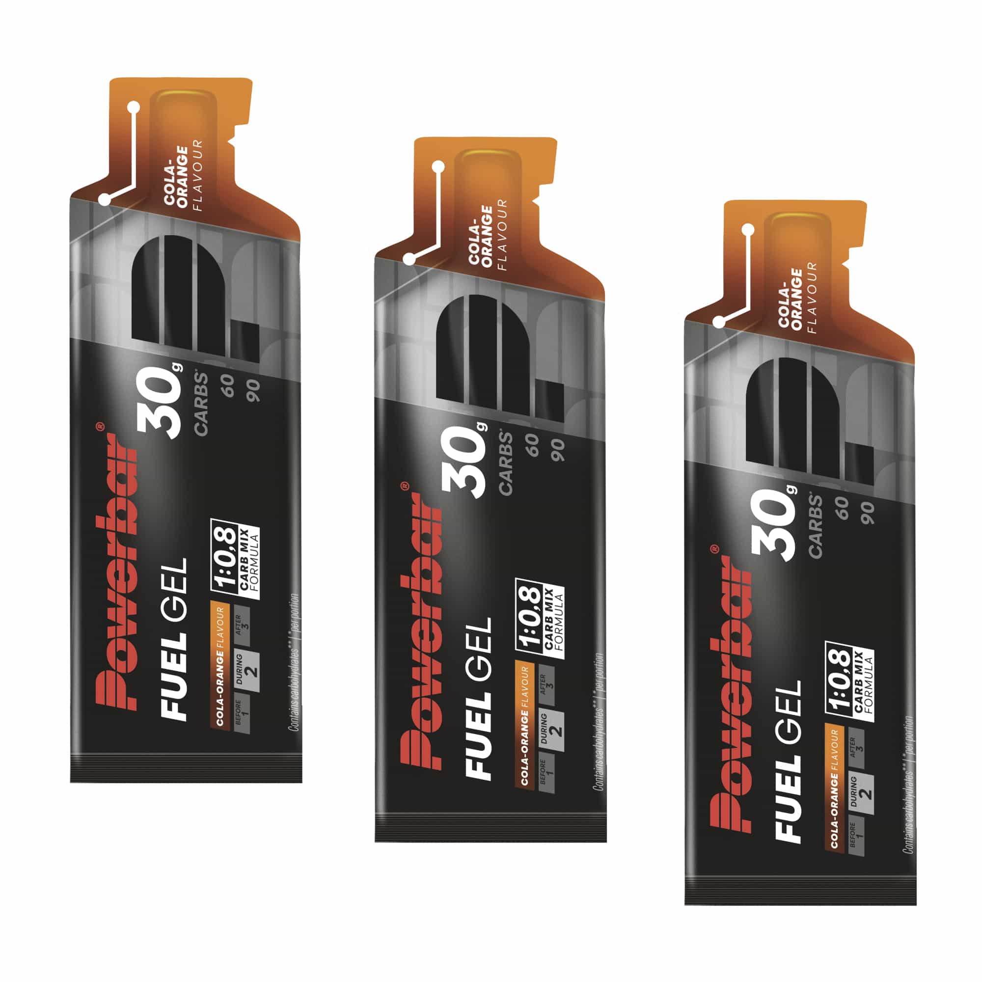 Powerbar Black Line Fuel Gel 30 Energy-Gel 3er-Set (3x50 ml)