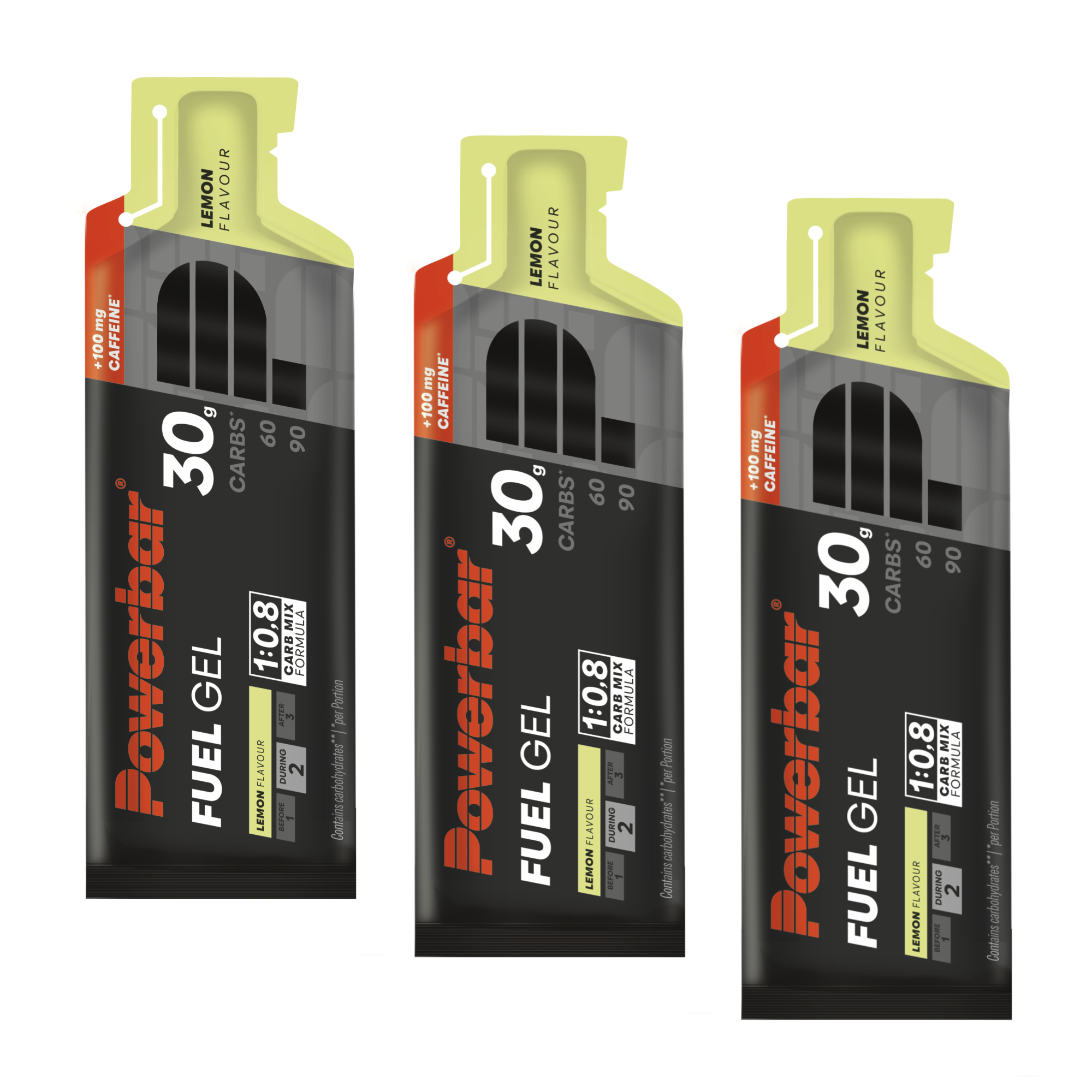 Powerbar Black Line Fuel Gel 30 Energy-Gel 3er-Set (3x50 ml)