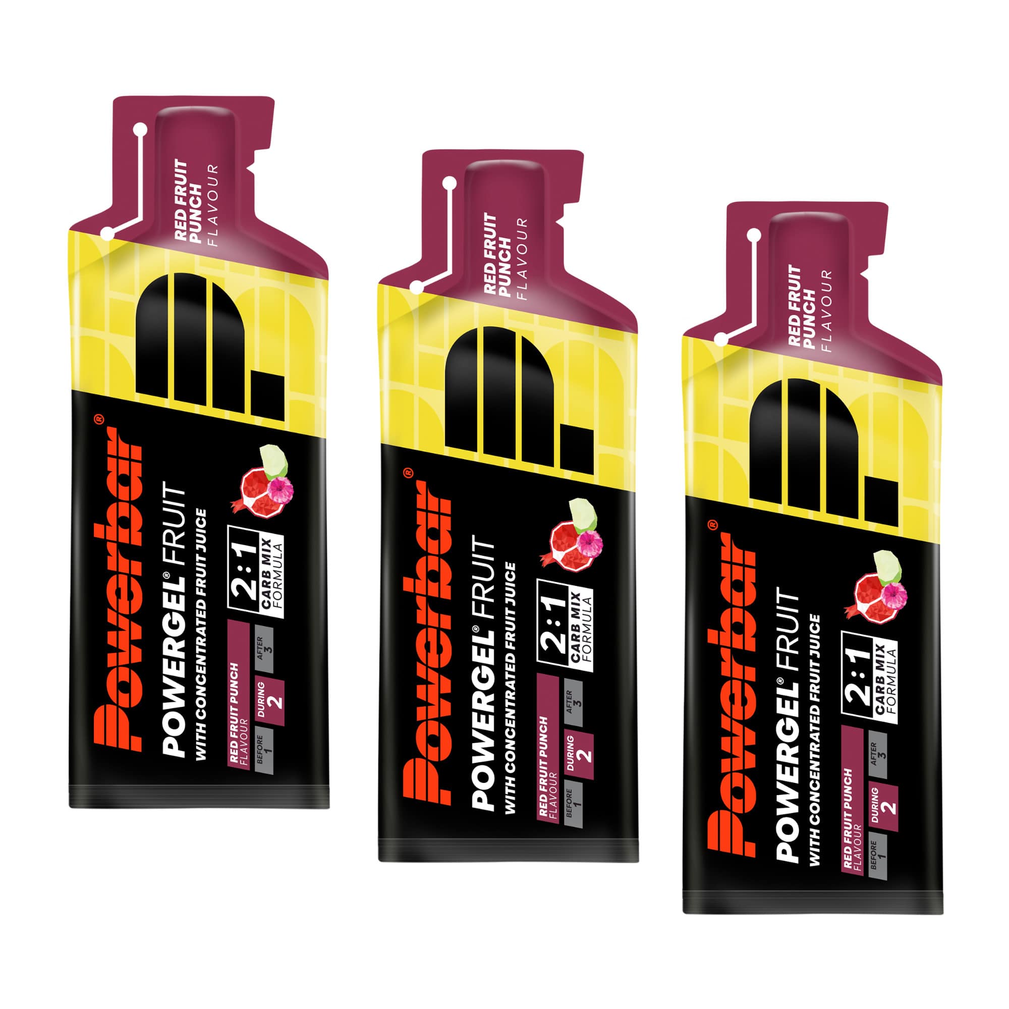 Powerbar Powergel Fruit Energy-Gel 3er-Set (3 x 41 g)