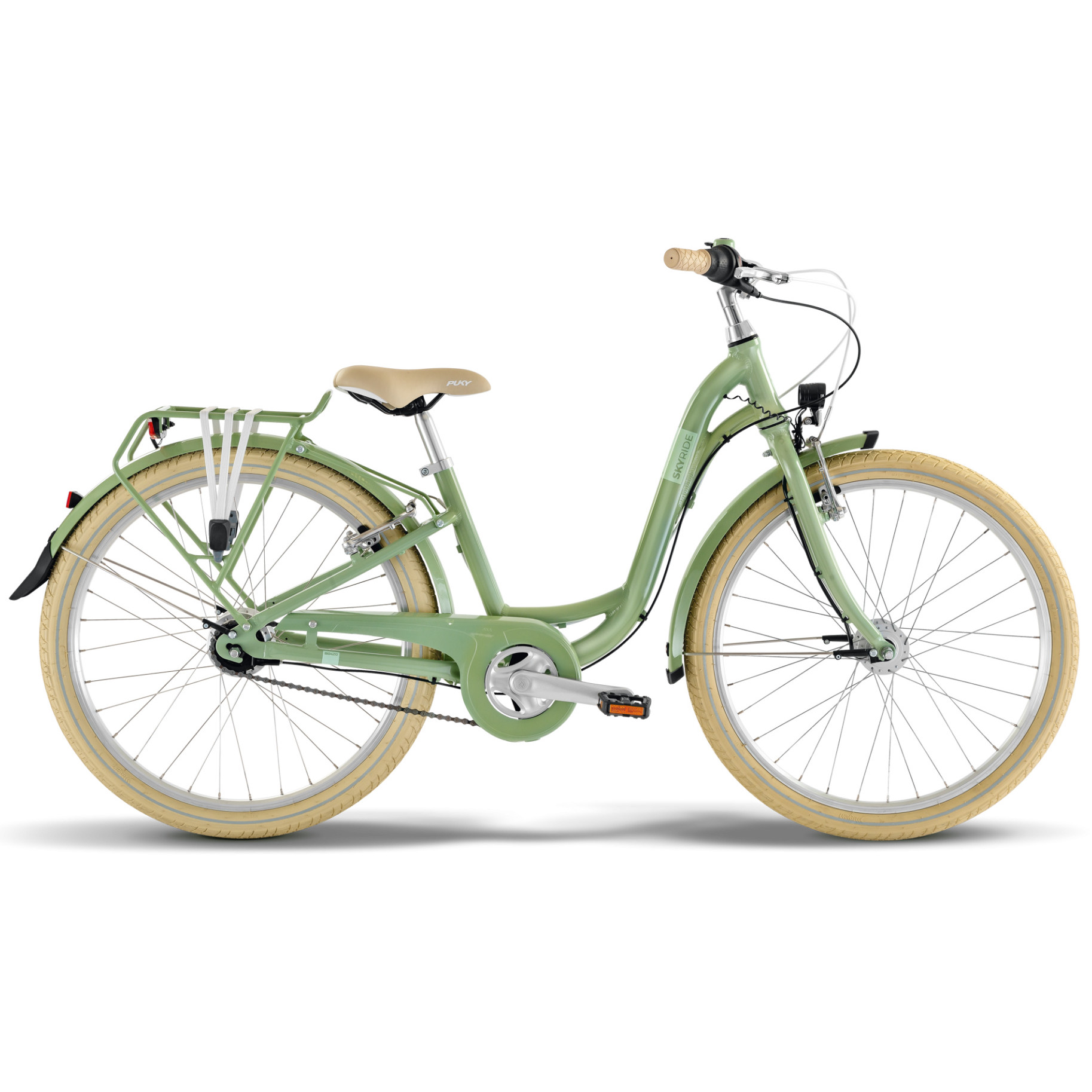 Puky Skyride 24-7 Classic Jugendfahrrad Tiefeinsteiger 24" grün