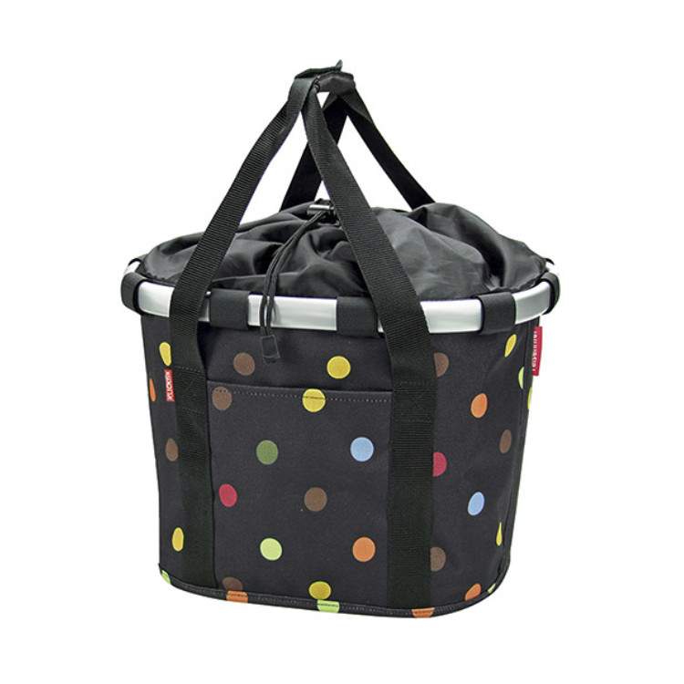 reisenthel Bikebasket Fahrradkorb vorne für KLICKfix Lenkeradapter (dots)