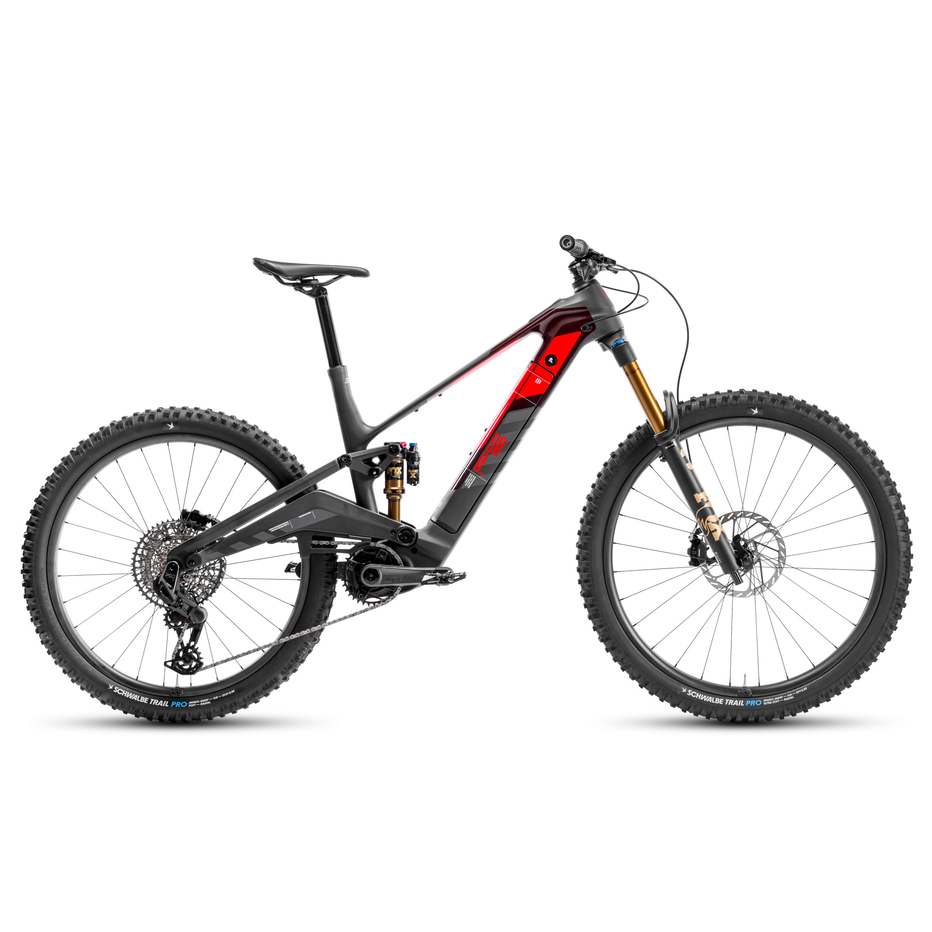 Rotwild R.EX Ultra E-Bike Mountainbike Fully 29"-27.5" schwarz rot