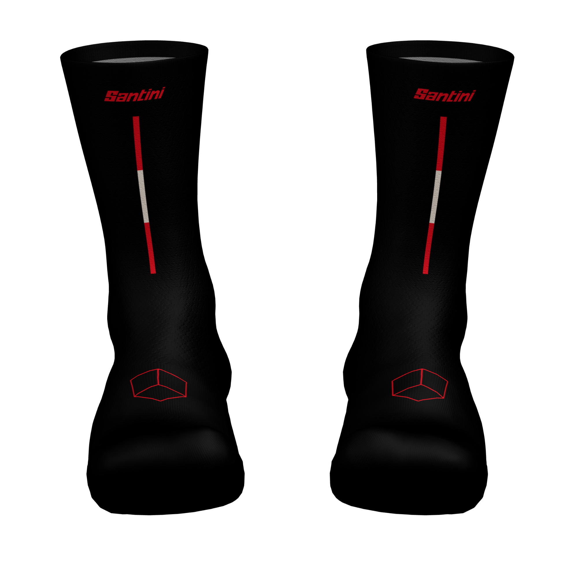 Santini Paris-Roubaix Fahrrad Socken