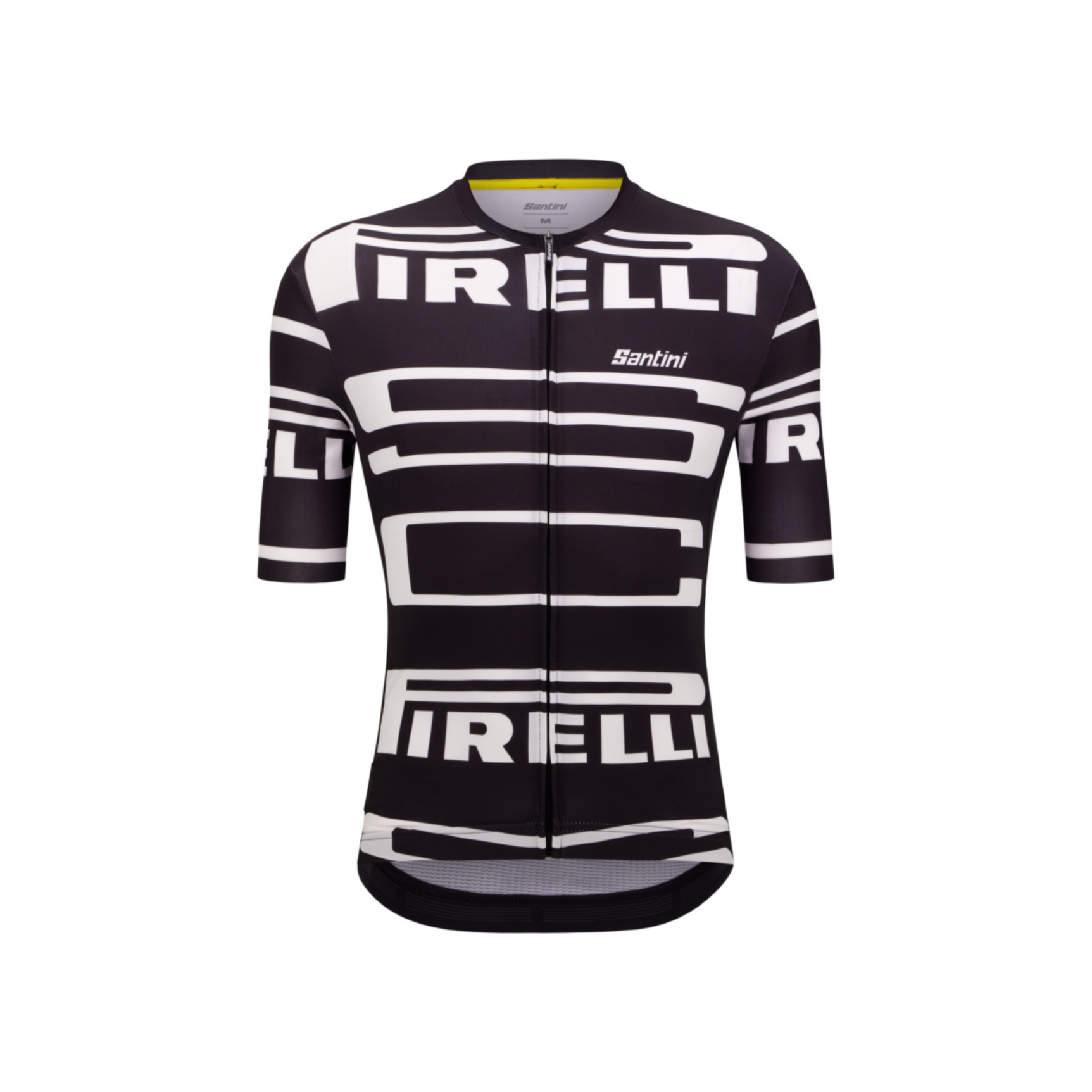 Santini Pirelli Sport Club Radtrikot kurzarm Herren