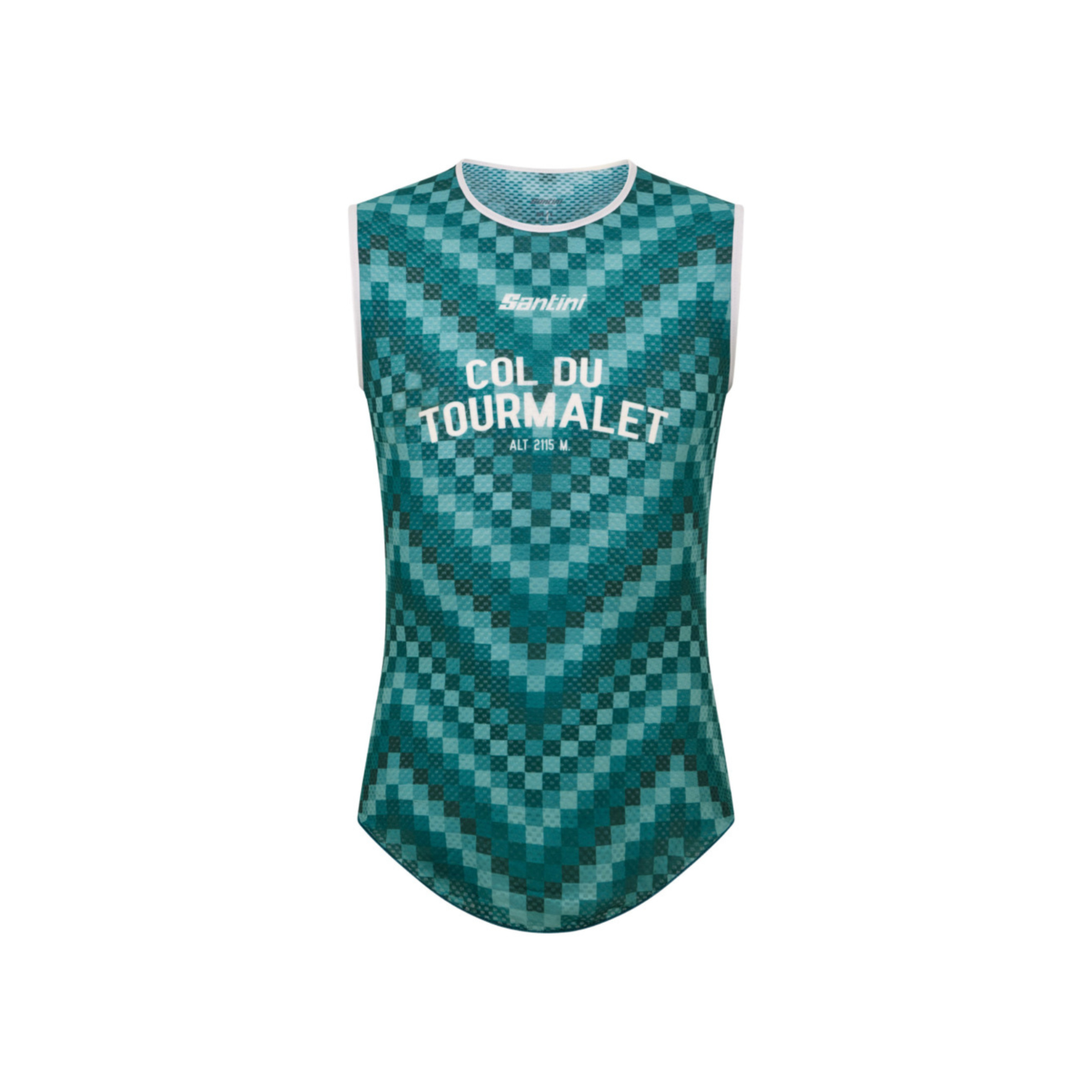 Santini TDF Maillot Jaune Col du Tourmalet Funktionsunterhemd
