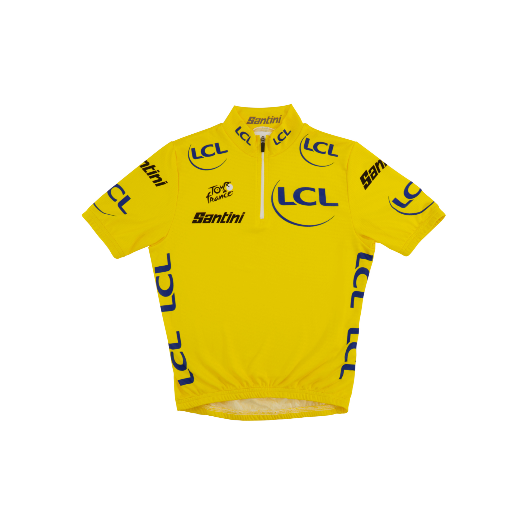 Santini Tour de France 2025 Leader Radtrikot Kinder