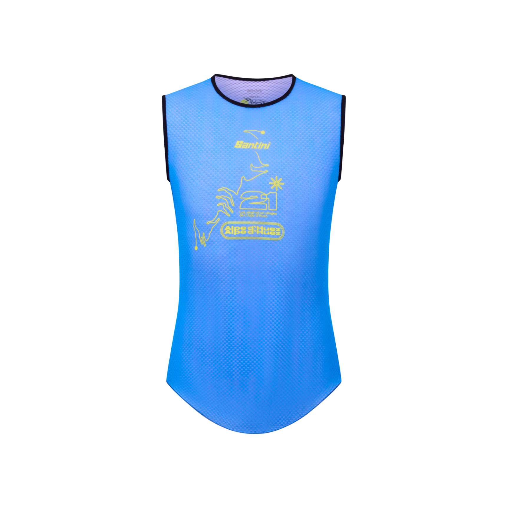 Santini Tour de France Alp d Huez Funktionsunterhemd