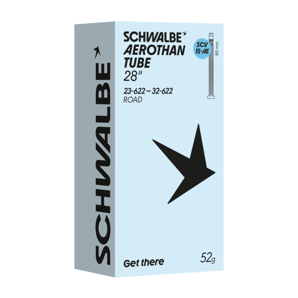 Schwalbe Aerothan Road SCV15-AE Fahrradschlauch Clik Valve 28"