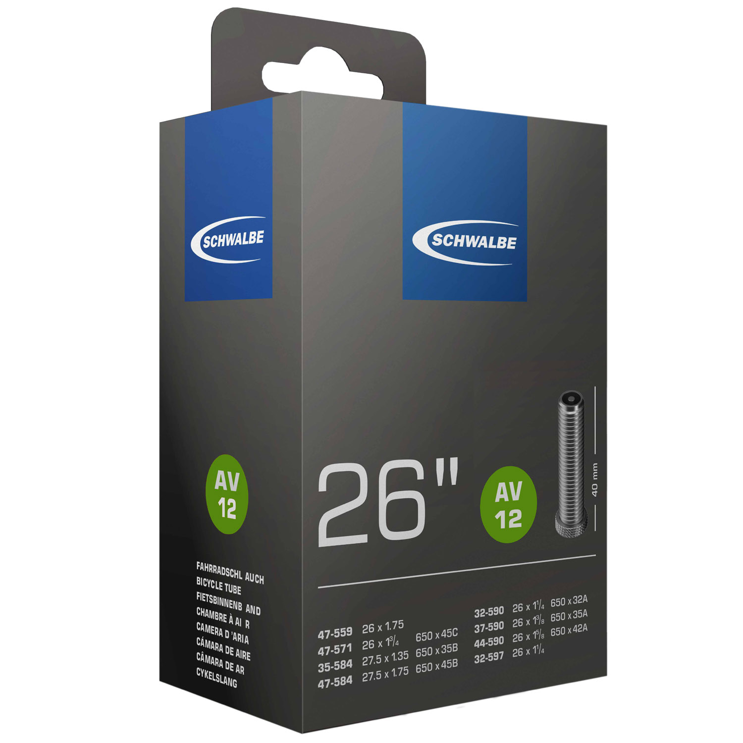 Schwalbe AV 12 Fahrradschlauch (26")