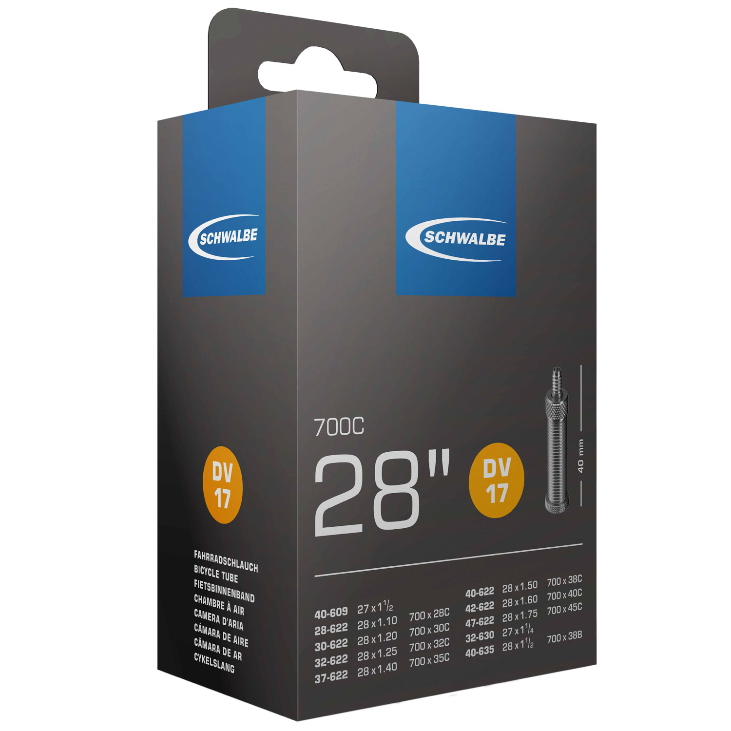 Schwalbe DV 17 Fahrradschlauch (28")