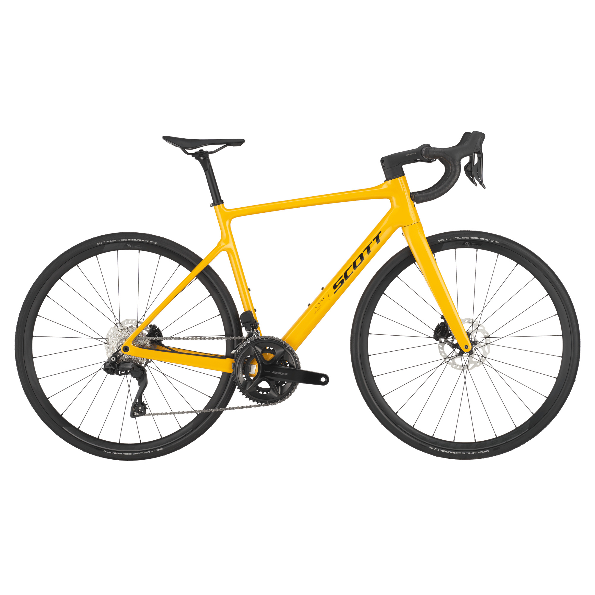 Scott Addict 40 Rennrad 28" gelb