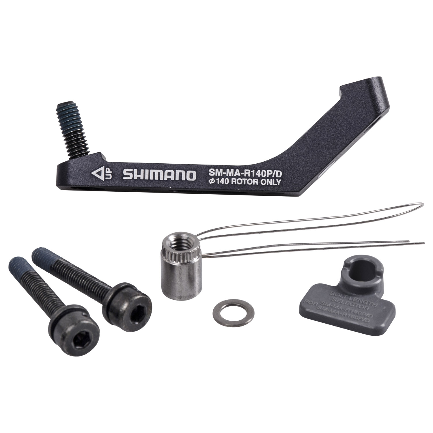 Shimano SM-MA-R140PDH Scheibenbremsadapter Postmount/Flatmount HR 140 mm
