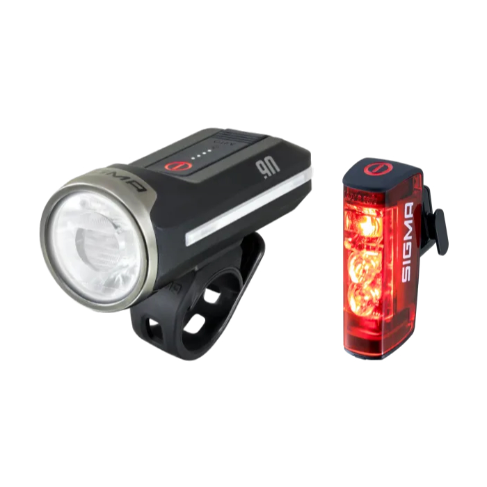 Sigma Aura 90 + Hiro 50 Fahrrad Licht Set