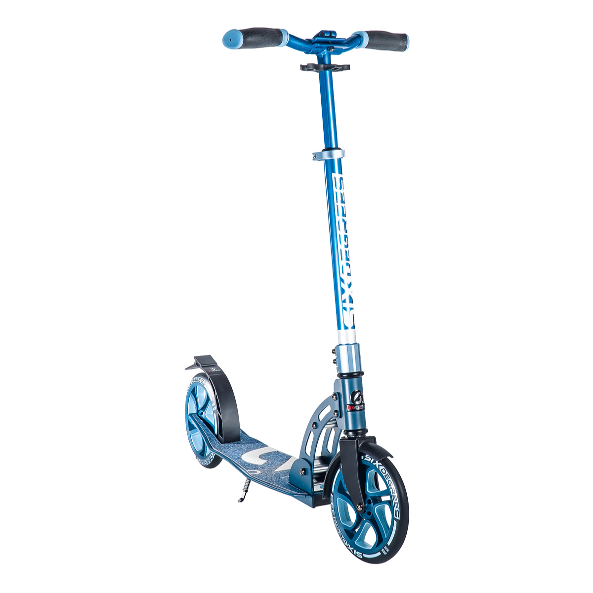 SixDegrees Aluminium Scooter 205 mm blau