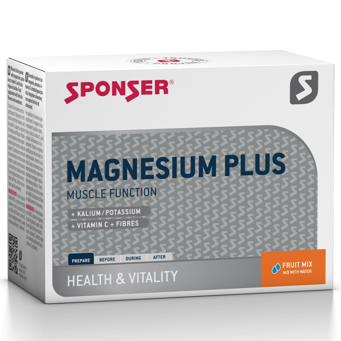 Sponser Magnesium Plus Mineraldrink-Getränkepulver (20 x 6,5 g)