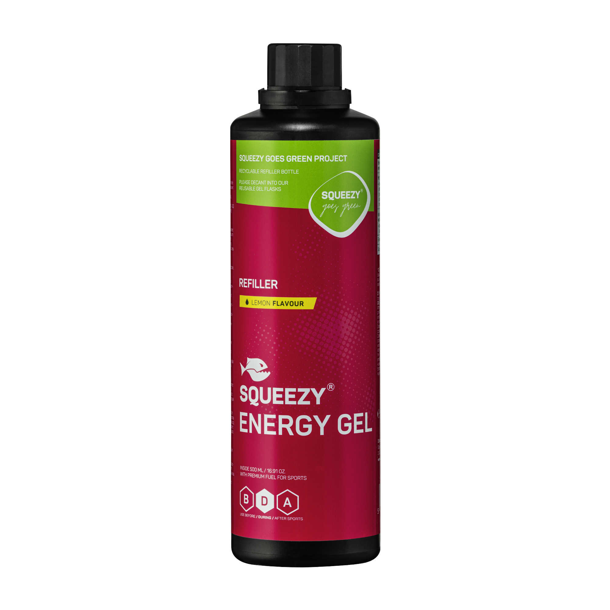 Squeezy Energy Gel vegan Refiller (500 ml)