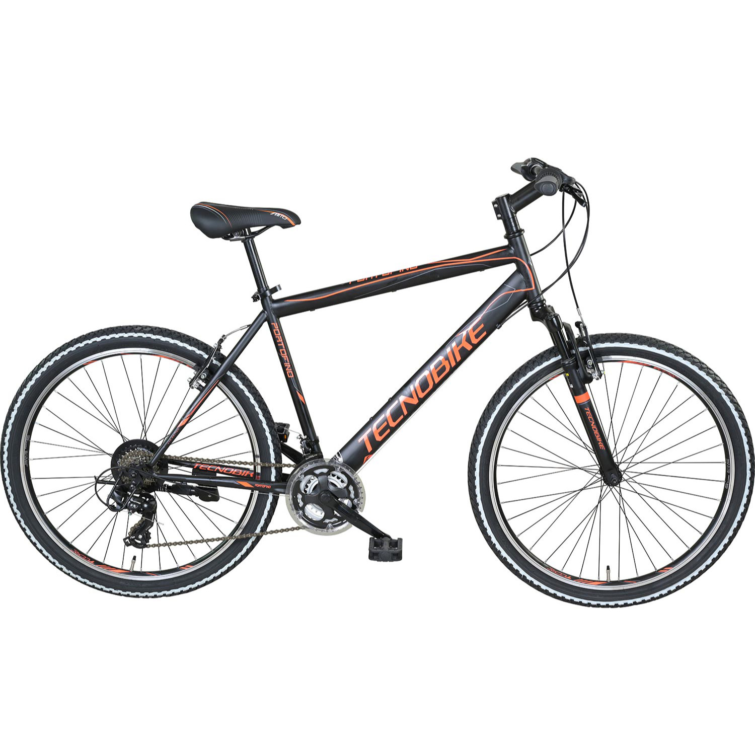 Tecnobike Portofino Mountainbike Hardtail 26" schwarz