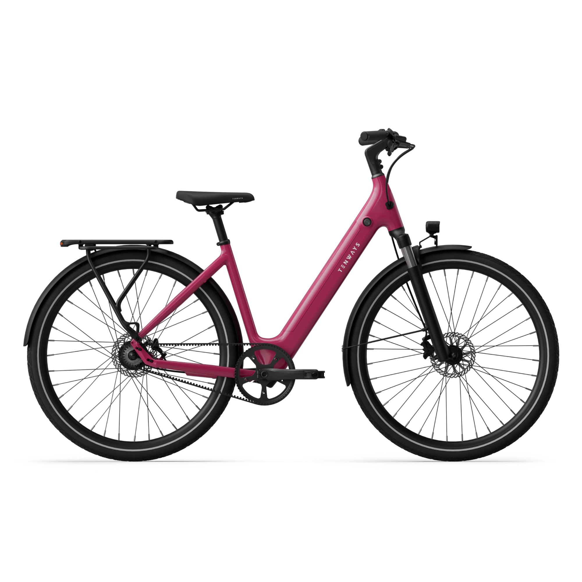 Tenways CGO 800 S E-Bike City Bike Tiefeinsteiger 28" pink