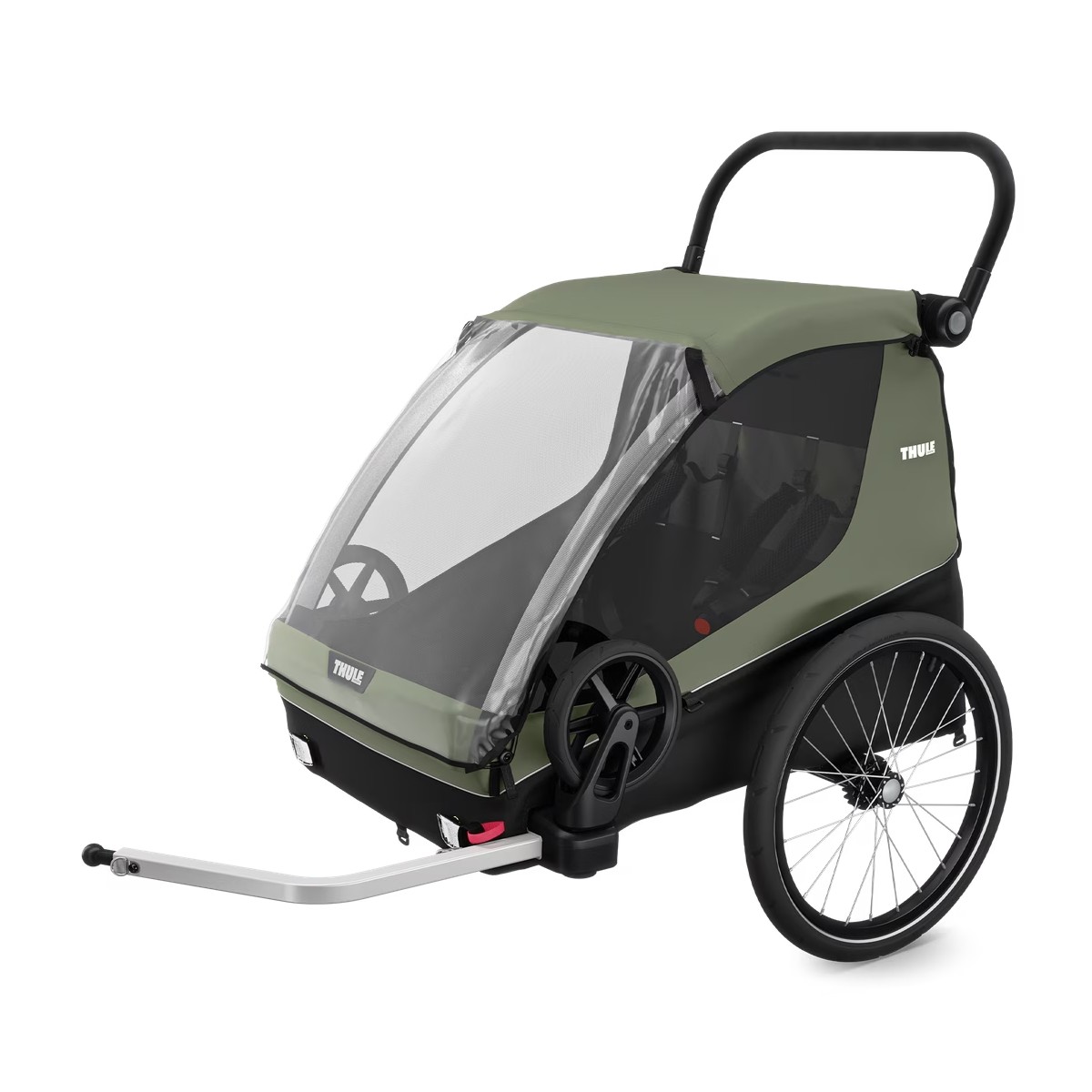 Thule Courier Kinderanhänger grün