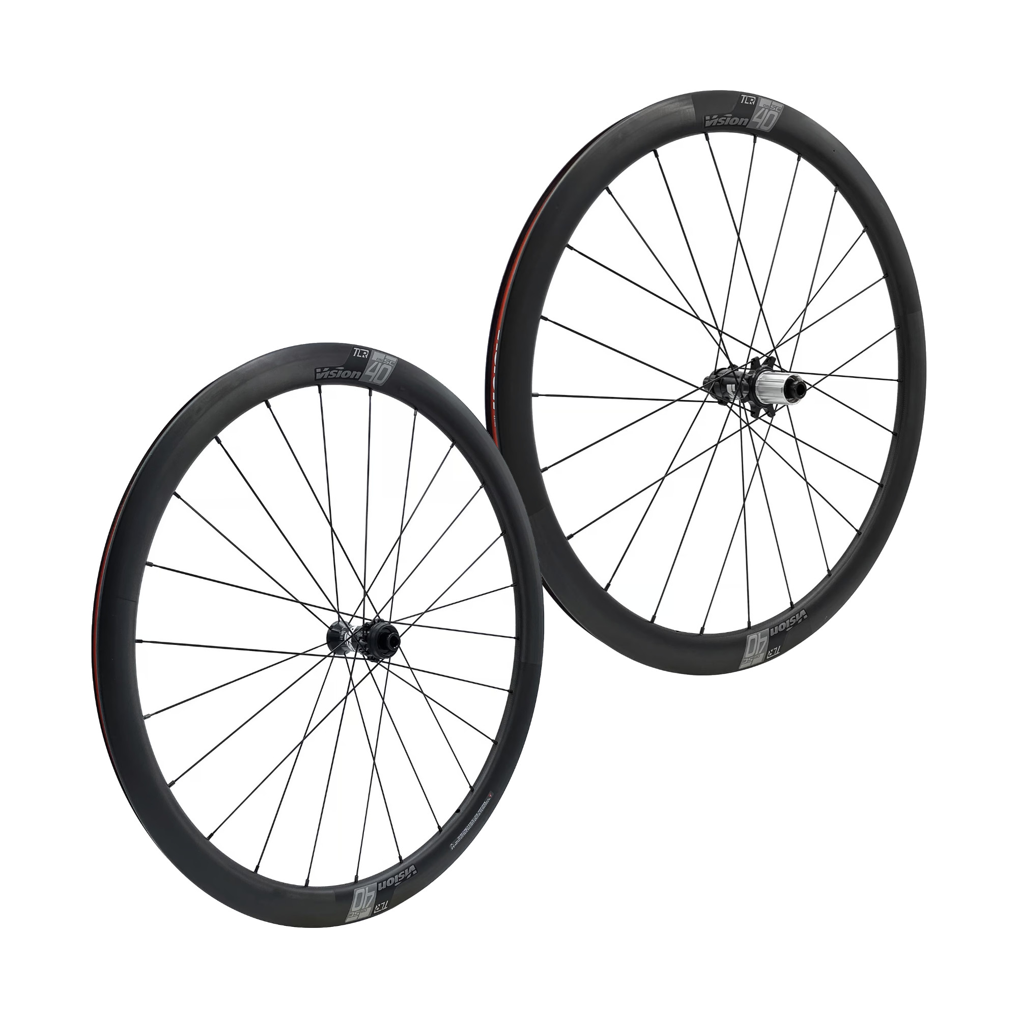 Vision SC 40 Carbon Laufradsatz VR + HR 28"