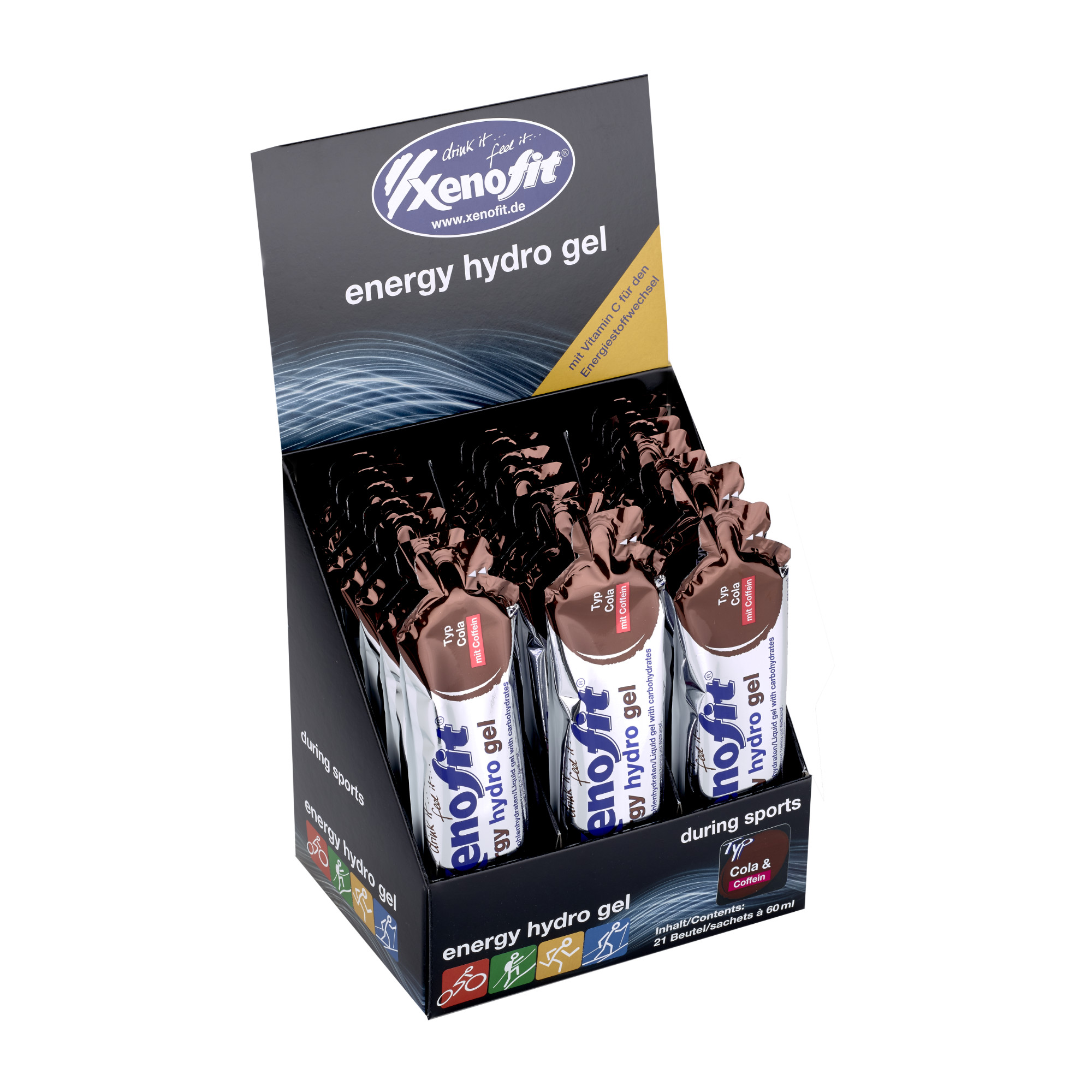 Xenofit Energy Hydro Gel Energy-Gel Box (21x60 ml)