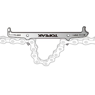 Topeak Kettenhalter und -verschleißlehre Chain Hook & Wear Indicator