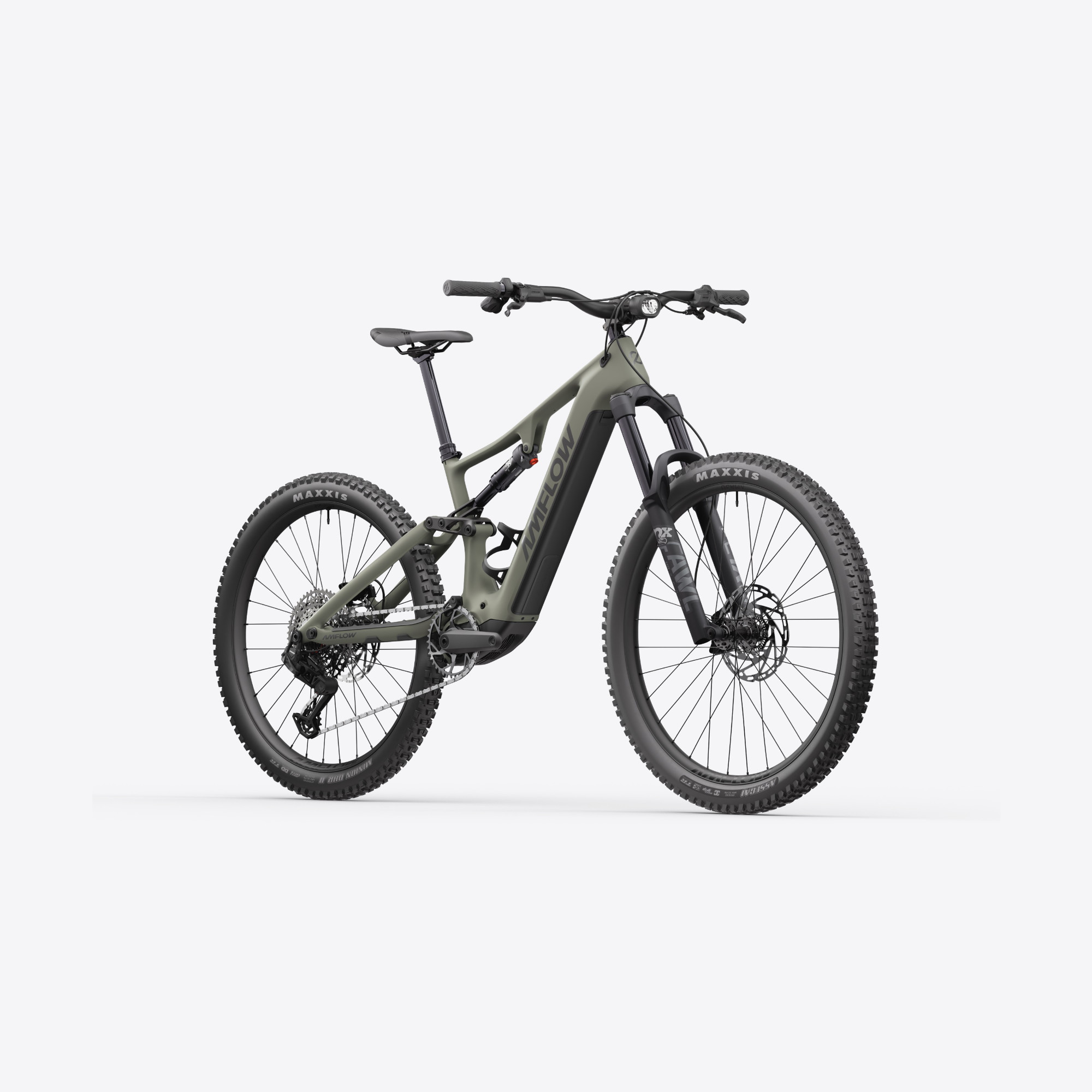 Amflow PR Carbon E-Bike Mountainbike Fully 29"-27,5" grün