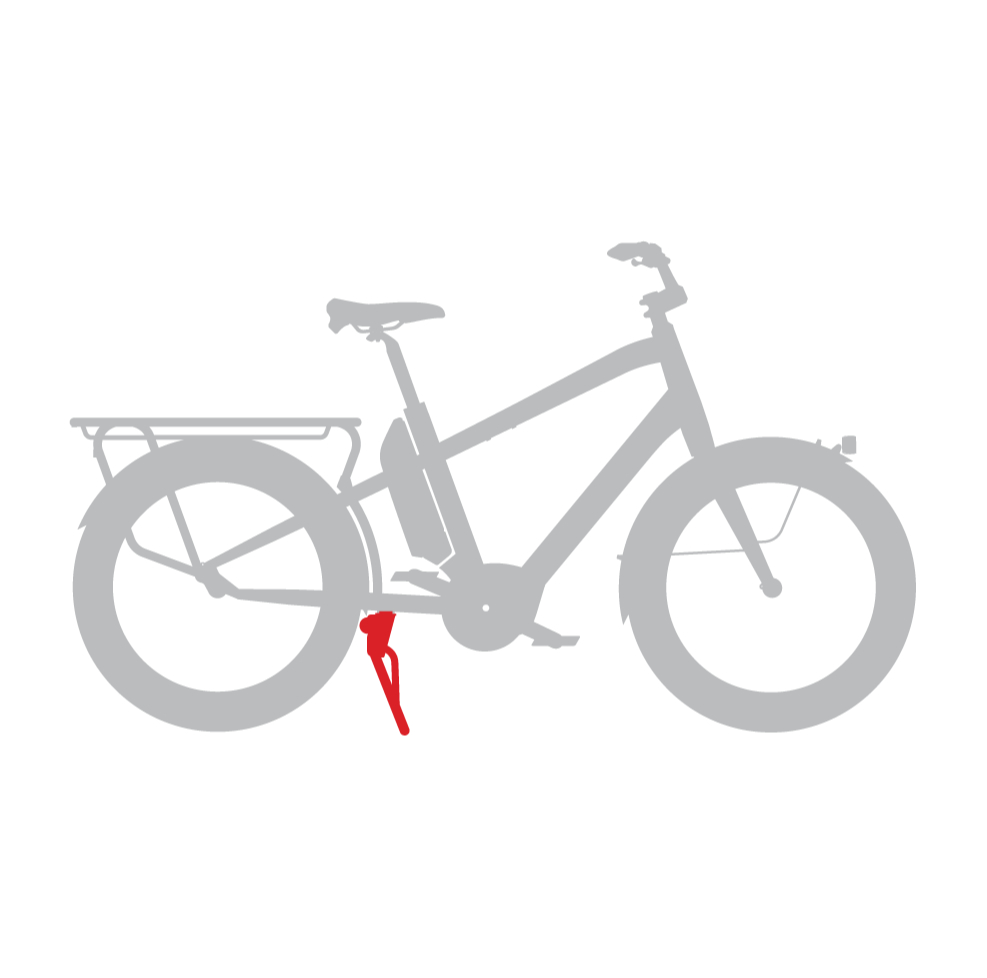 Benno Bikes Boost Dual Kickstand Light Zweibeinständer Fahrrad