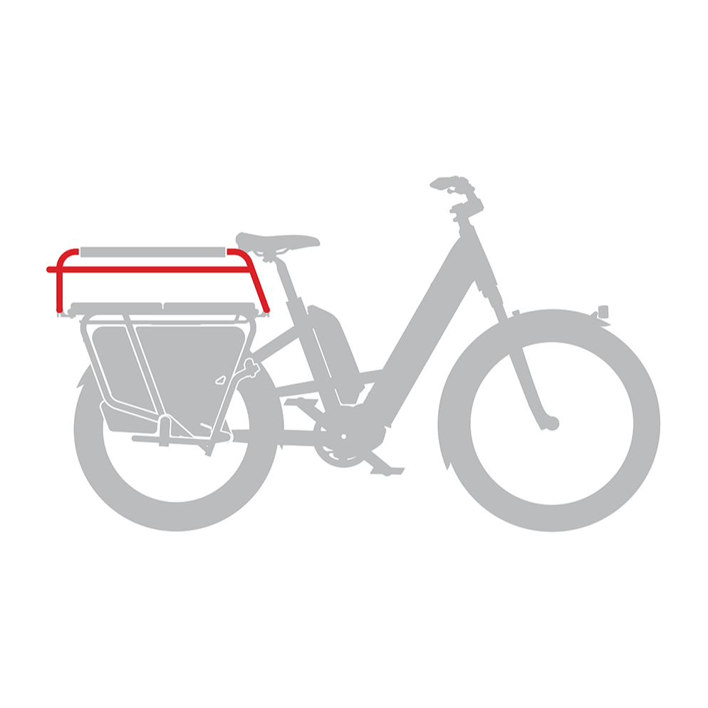 Benno Bikes High Rail Plus Gepäckträgererweiterung