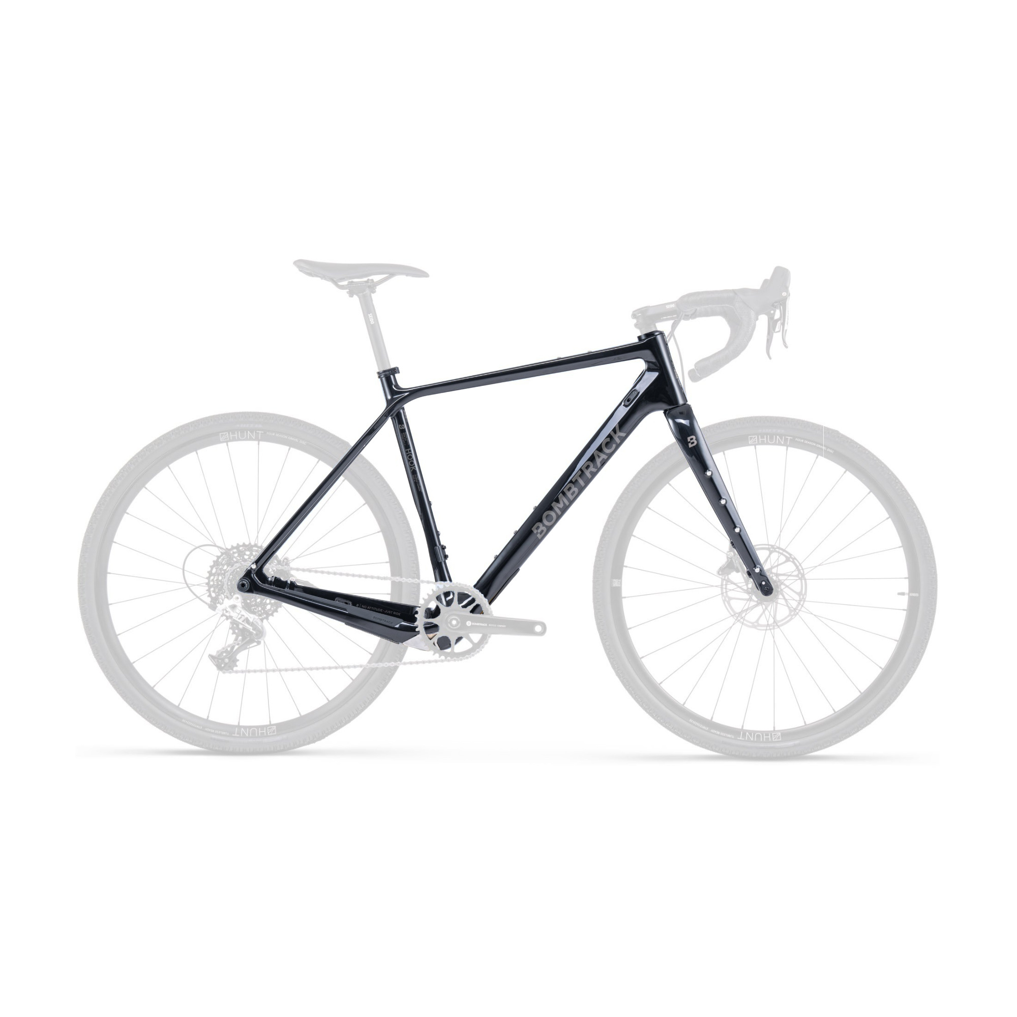 Bombtrack Hook EXT C 28" Fahrrad-Rahmen und Gabel schwarz