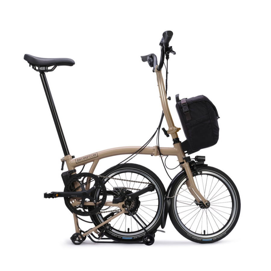 Brompton Electric C-Line H4EL E-Bike Faltrad 16" braun