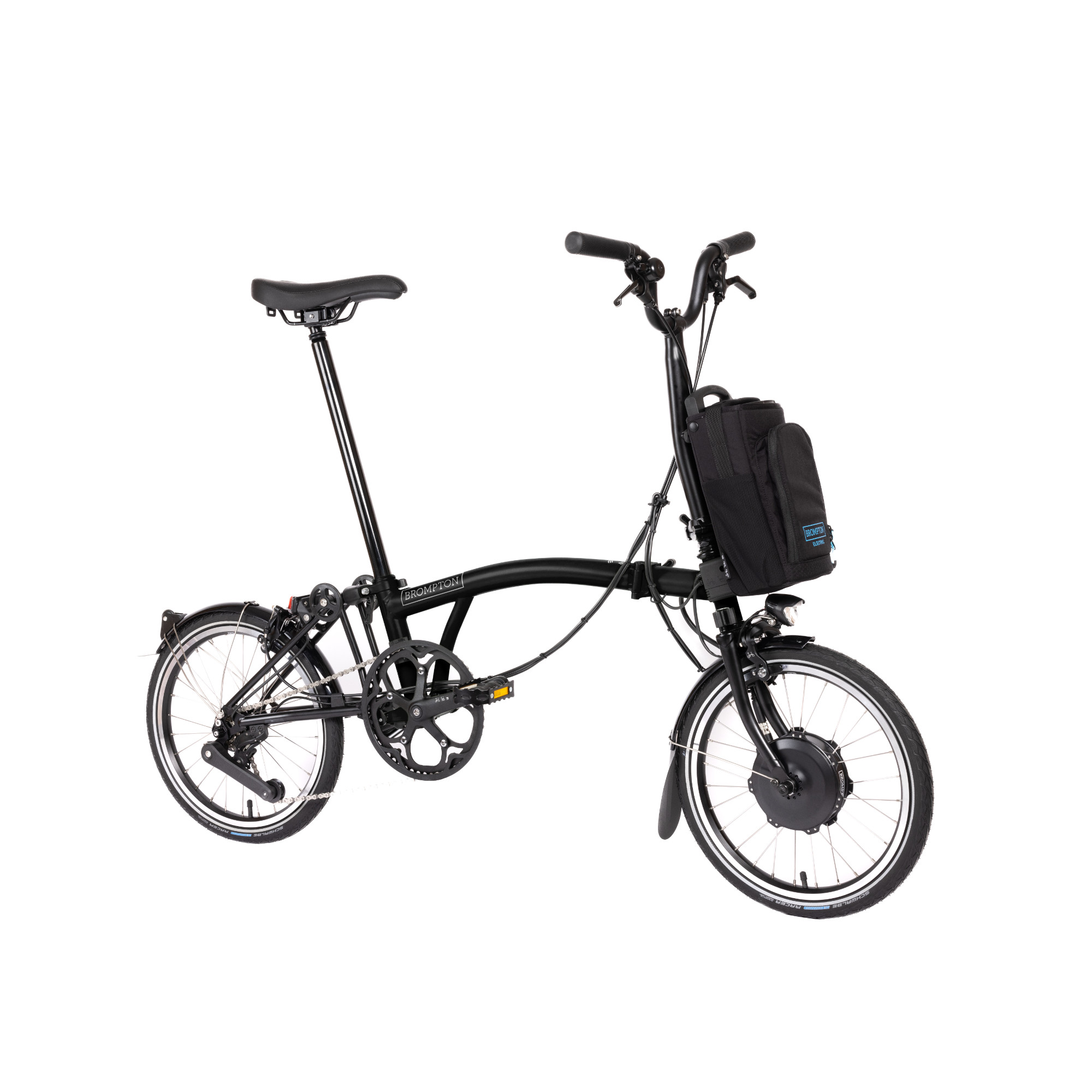 Brompton C-Line M12L E-Bike Faltrad 16" schwarz