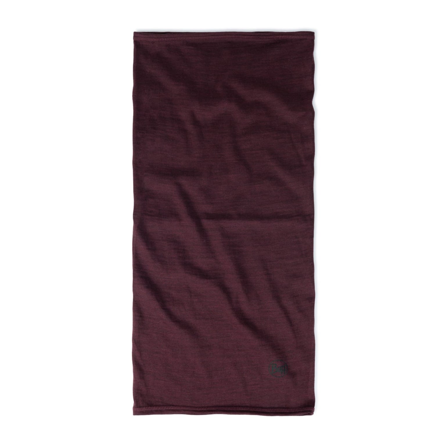 Buff Merino Lightweight Solid Garnet Schlauchschal